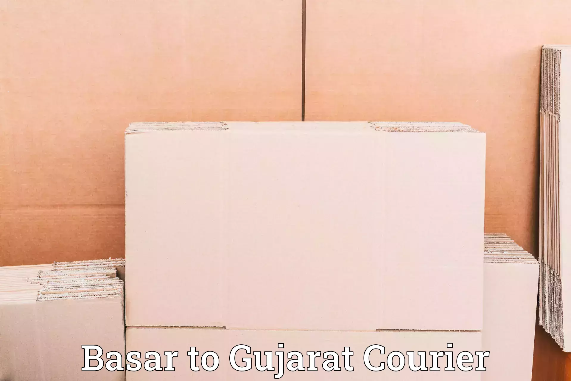 Customer-friendly courier services in Basar to Gujarat