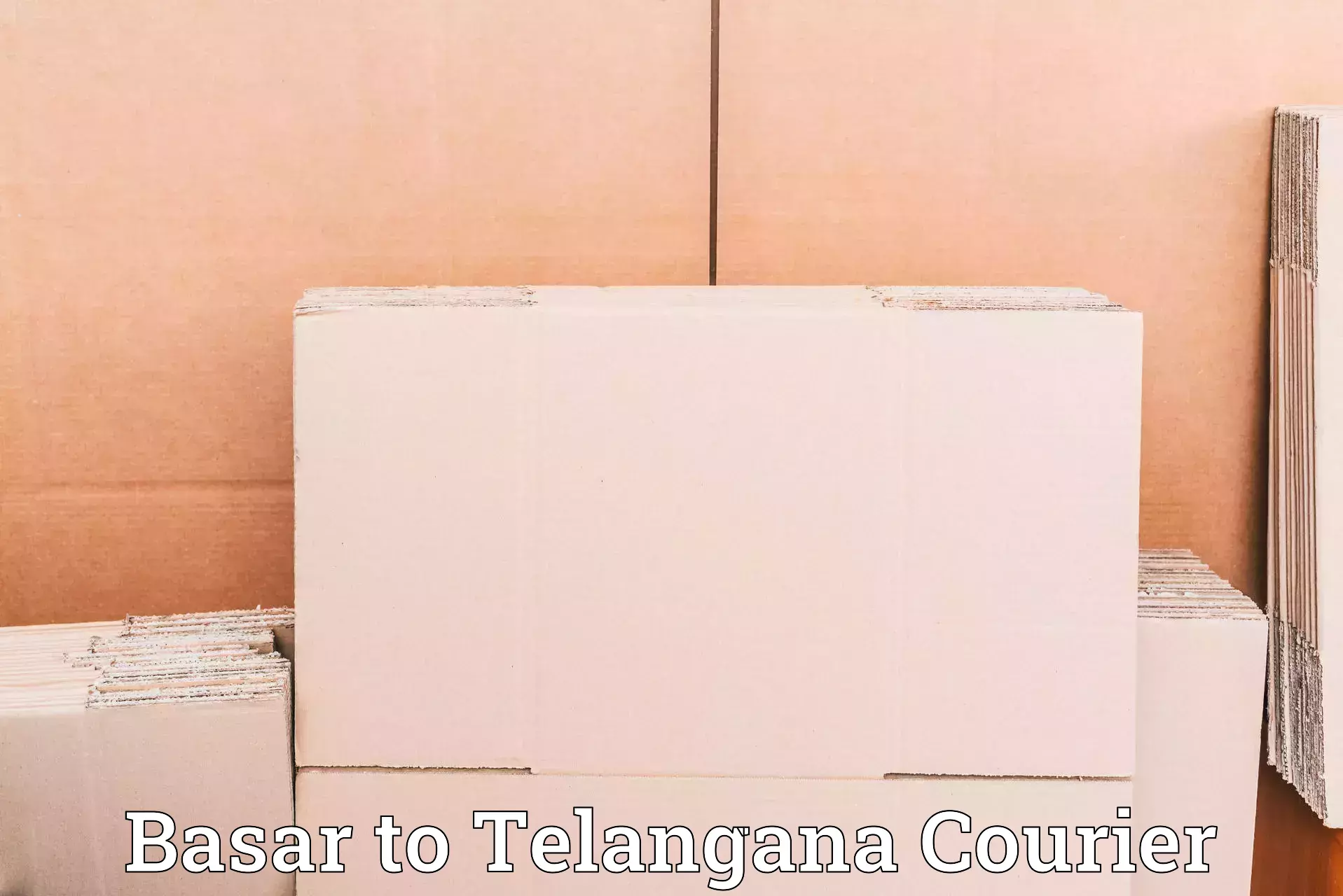 State-of-the-art courier technology Basar to Telangana