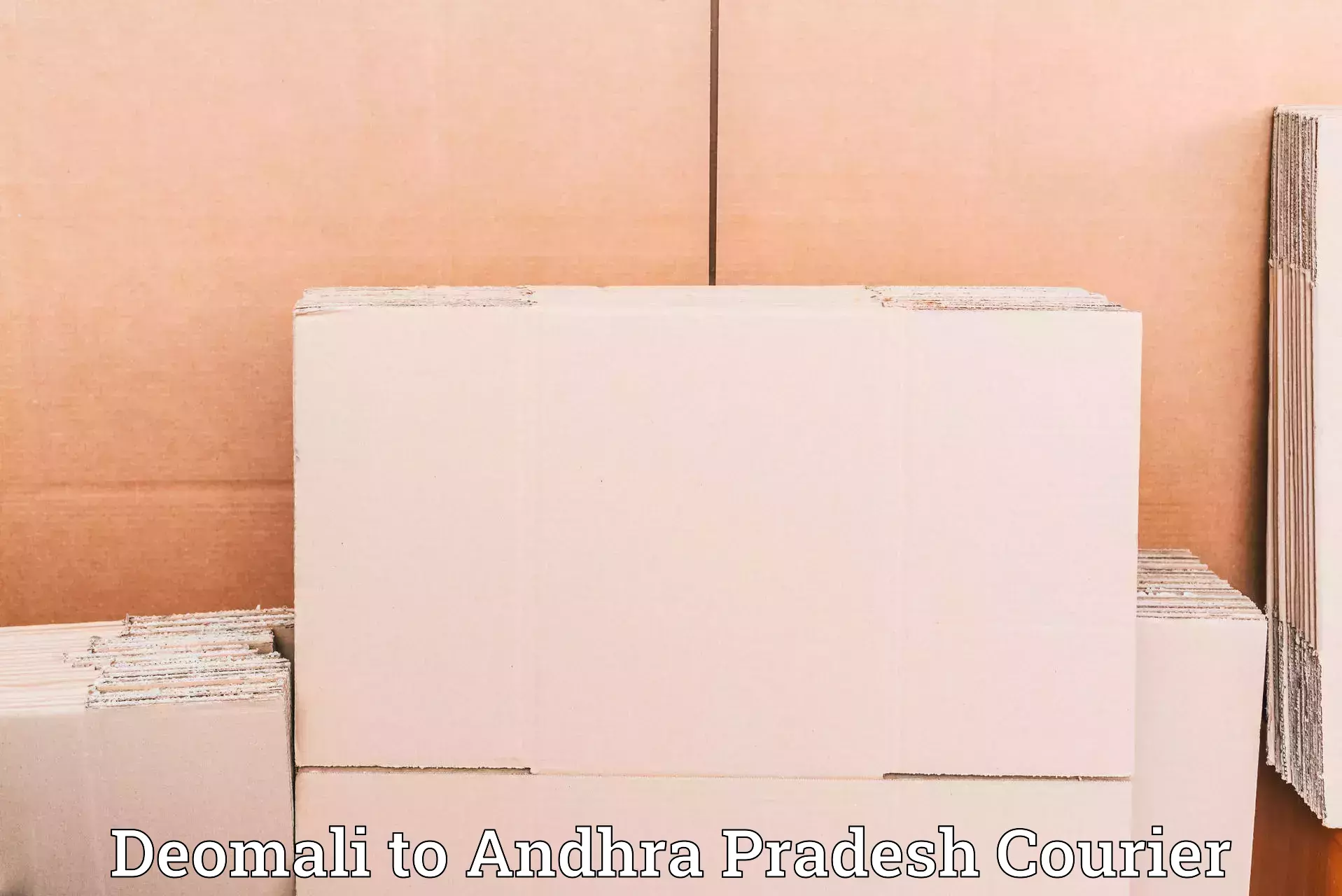 Smart parcel delivery in Deomali to IIT Tirupati