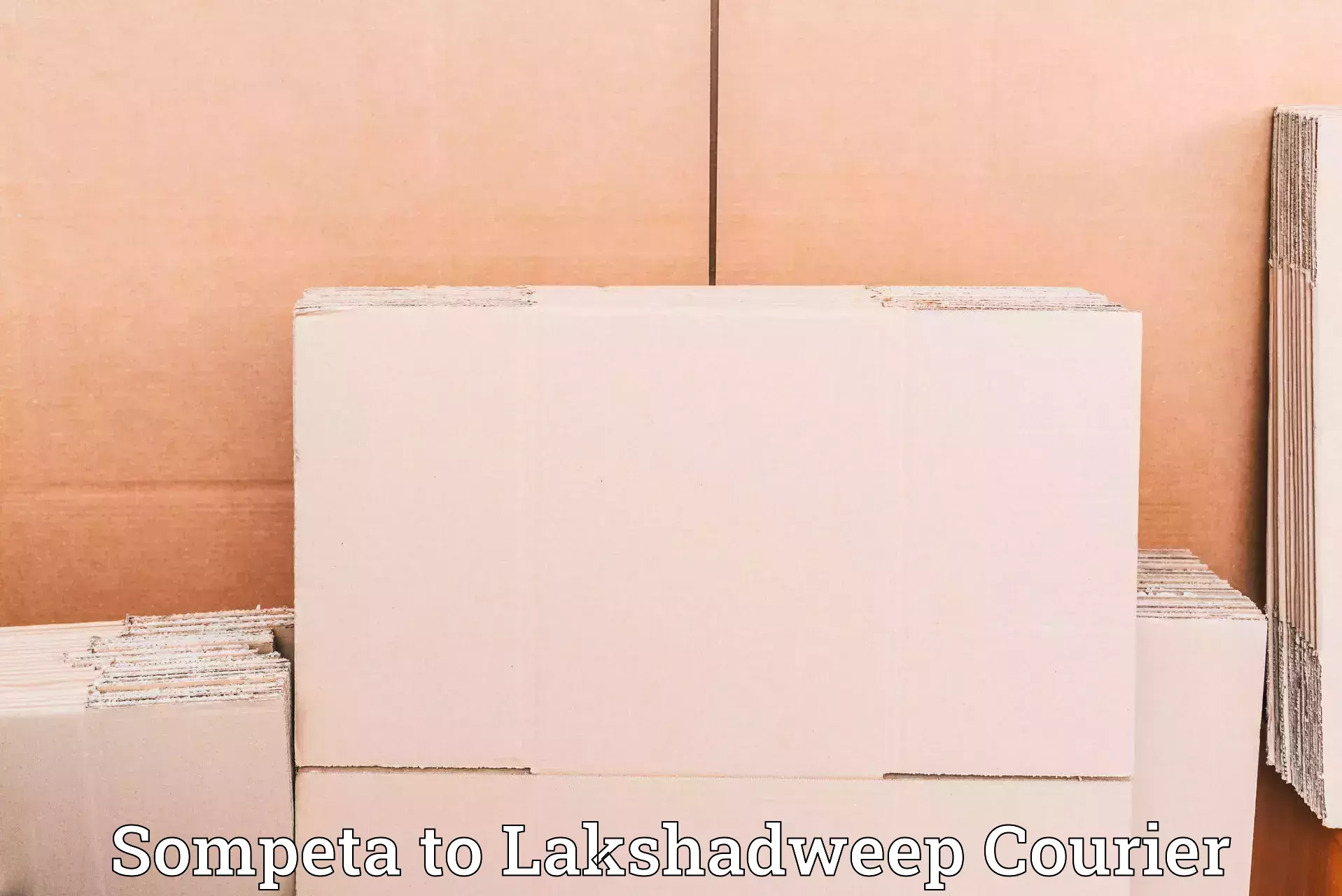 Express shipping Sompeta to Lakshadweep