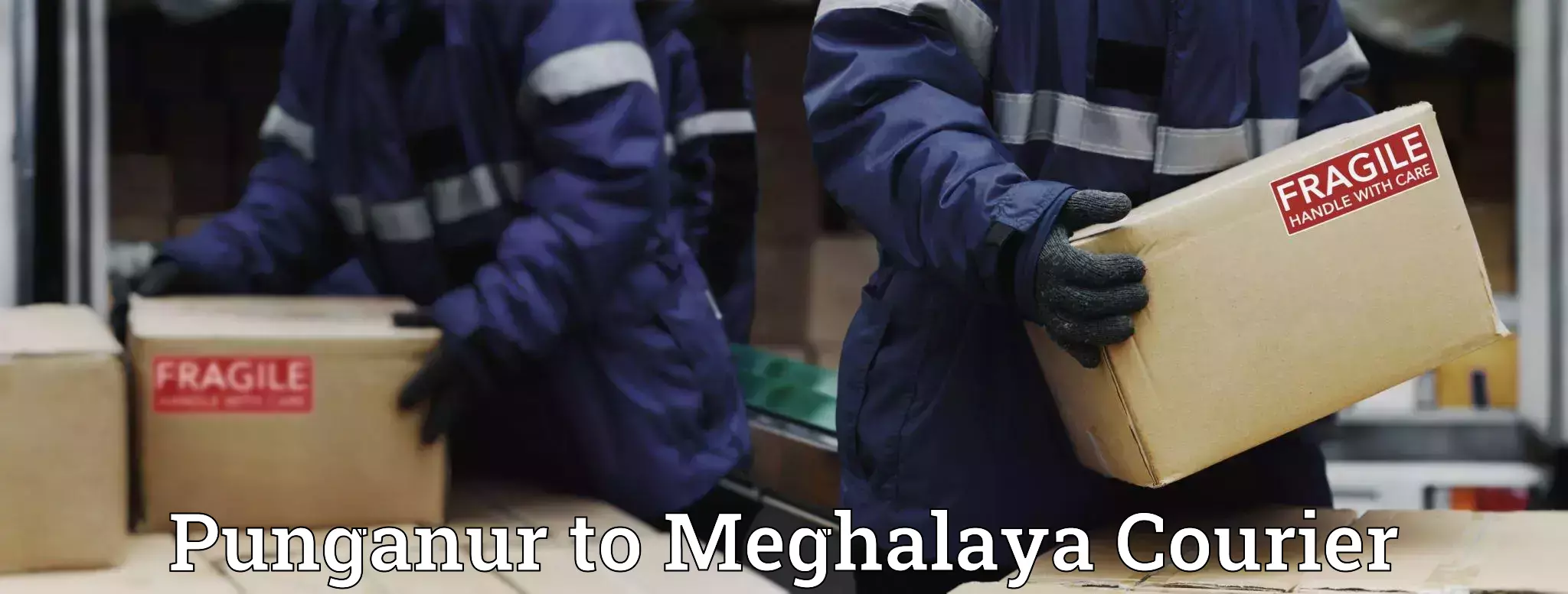 Efficient logistics management Punganur to NIT Meghalaya