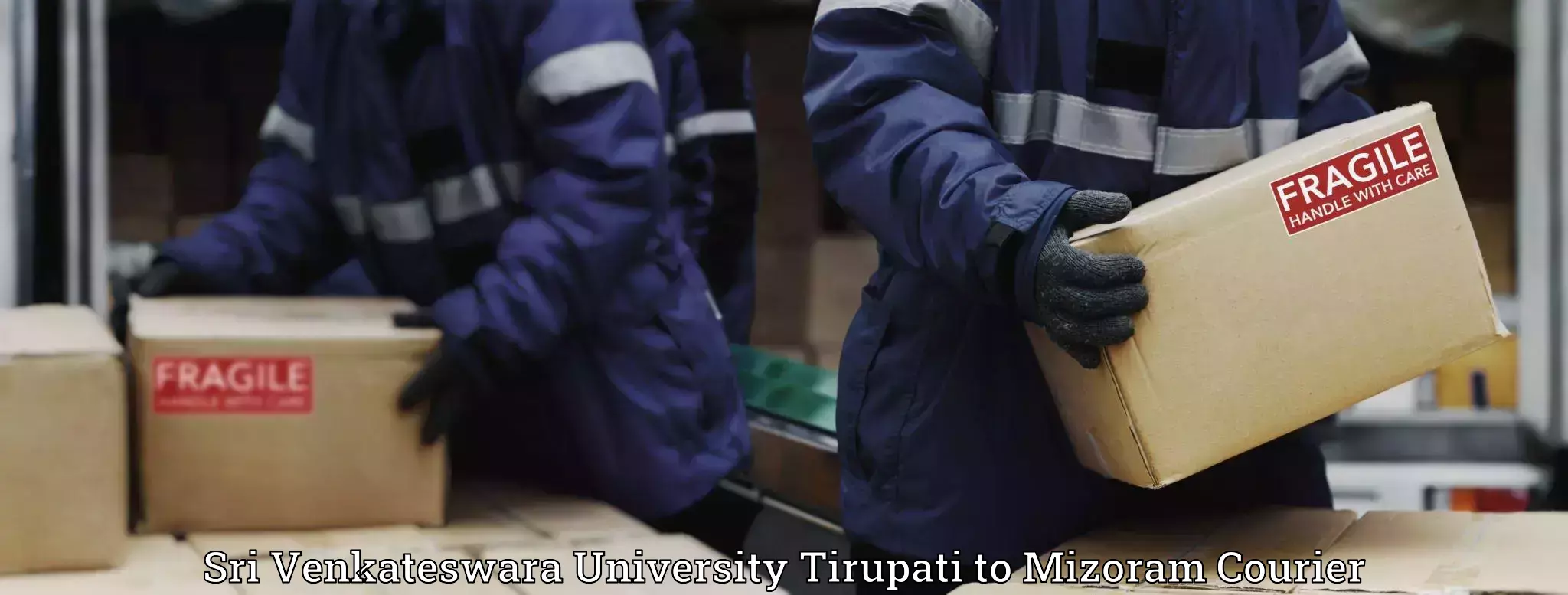 Expedited shipping solutions Sri Venkateswara University Tirupati to Mizoram