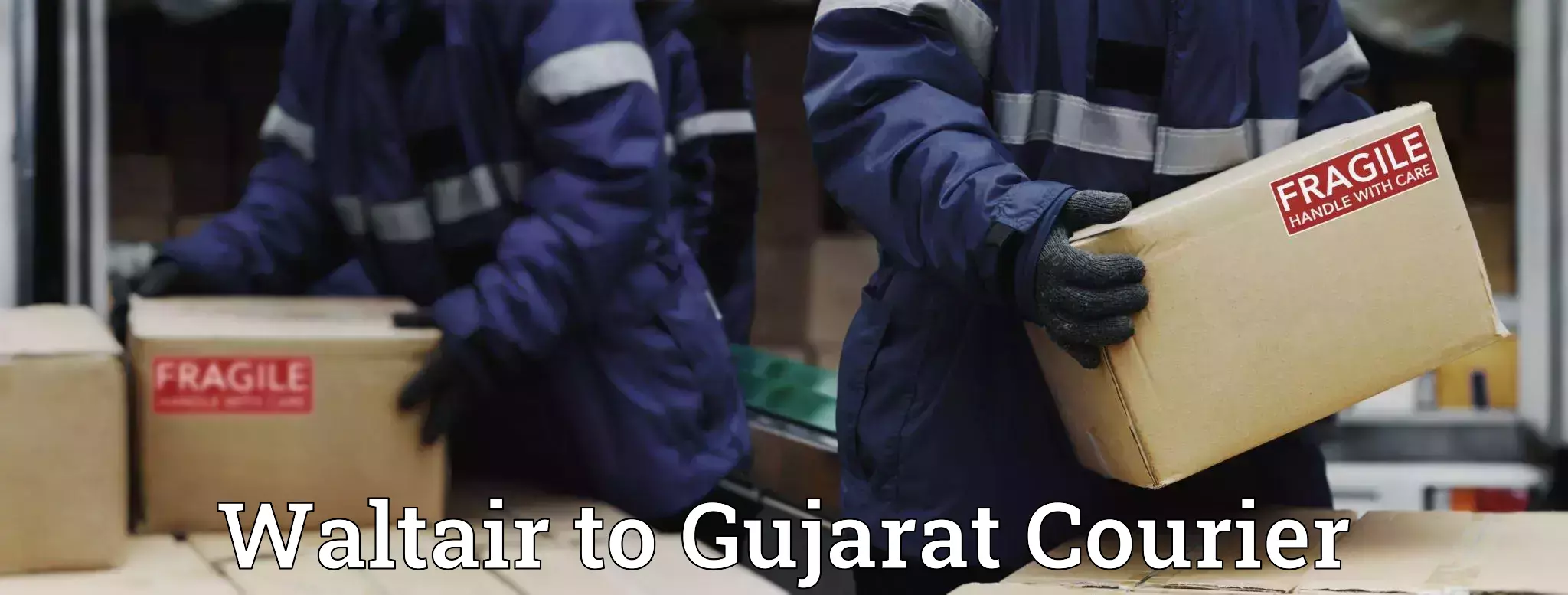 Customer-oriented courier services Waltair to Gujarat