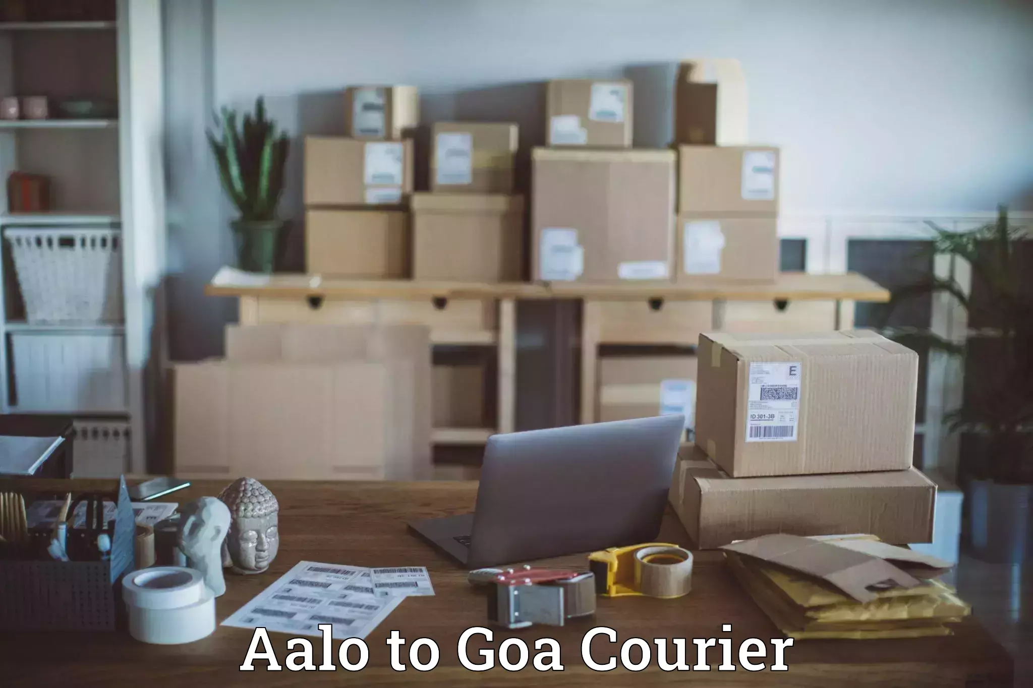 Courier service comparison Aalo to Panaji