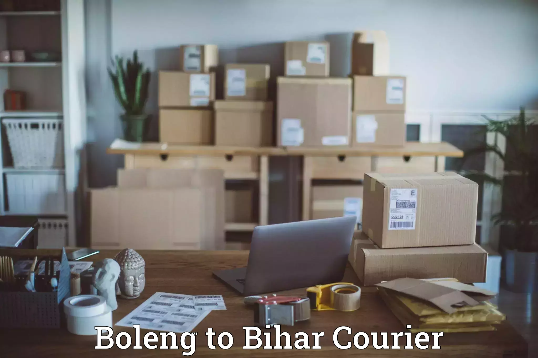 Custom shipping services Boleng to Bihar