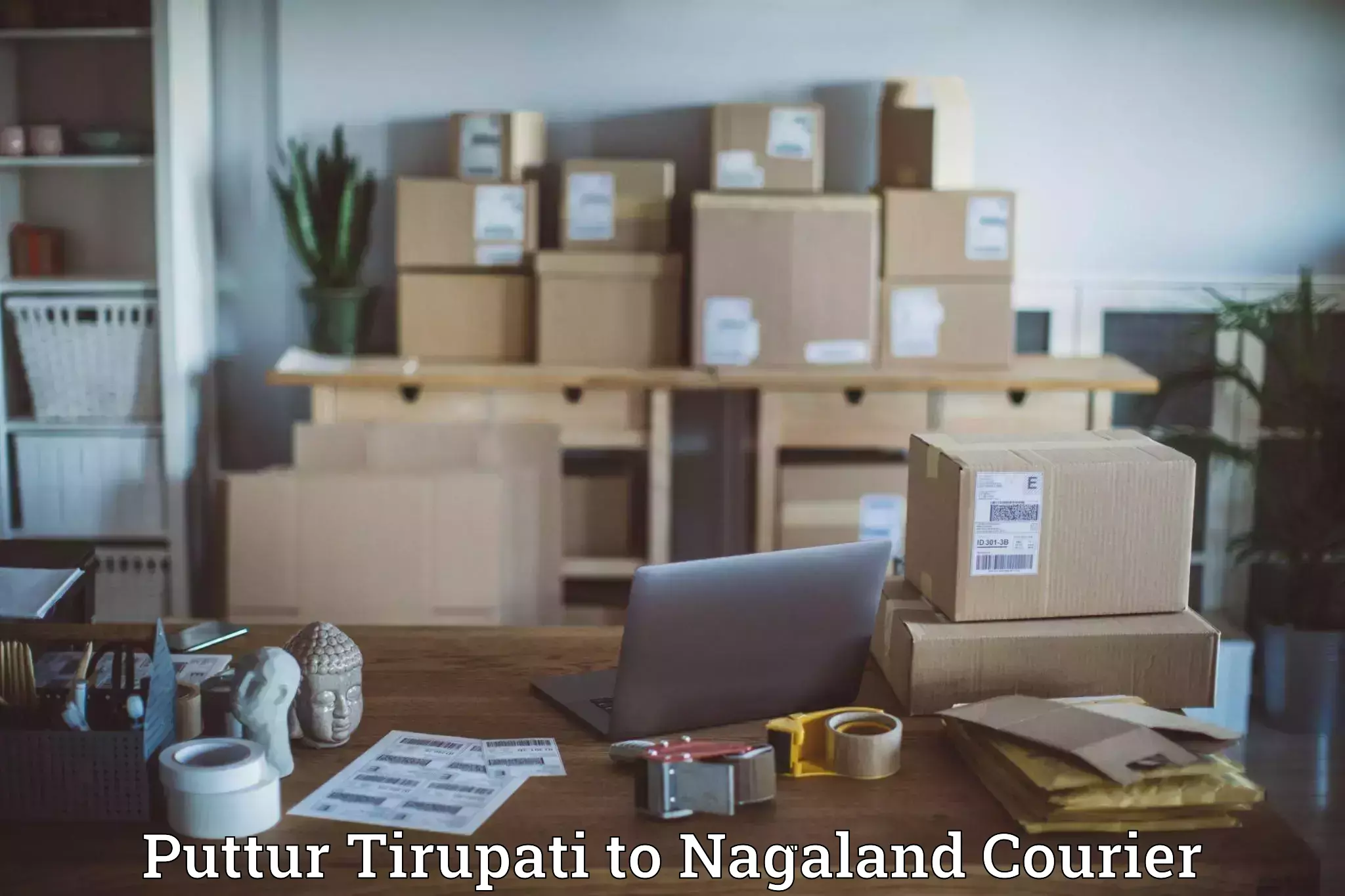 Professional parcel services Puttur Tirupati to Wokha
