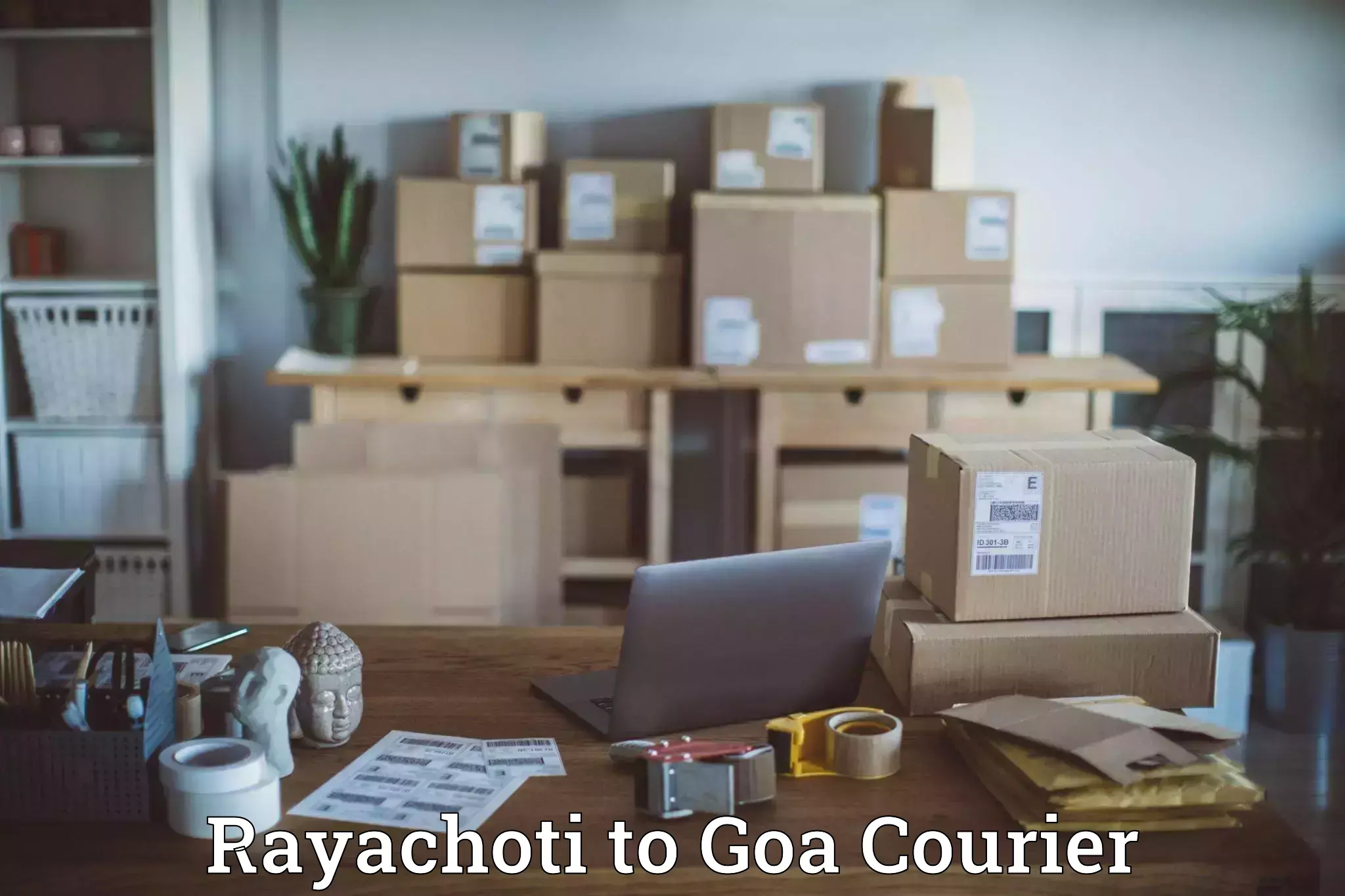 International parcel service Rayachoti to Goa