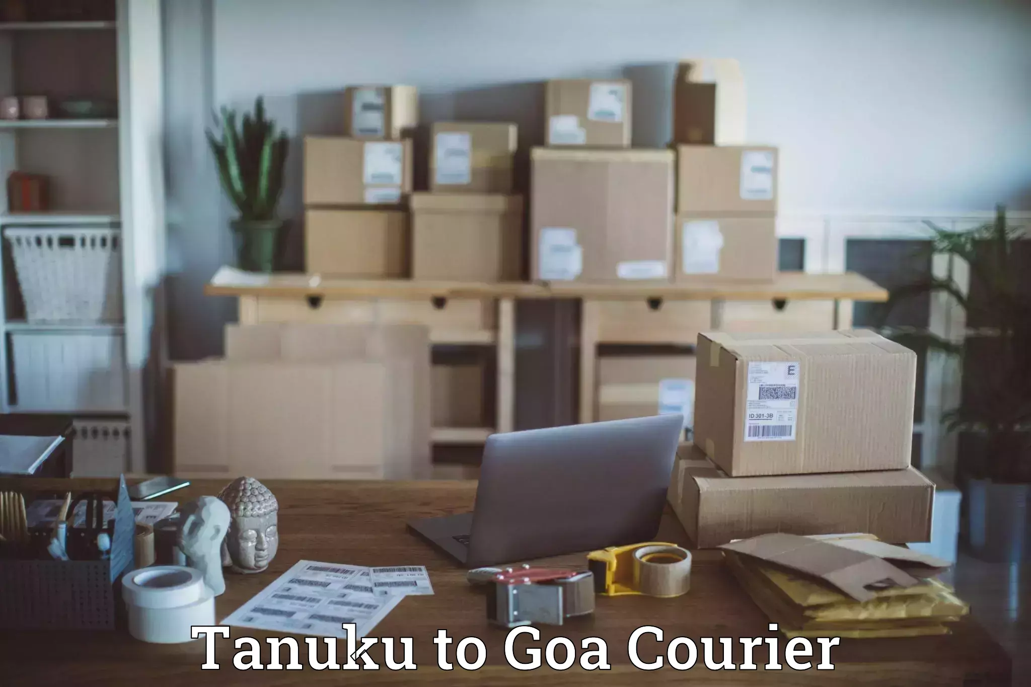 Local delivery service Tanuku to Goa University