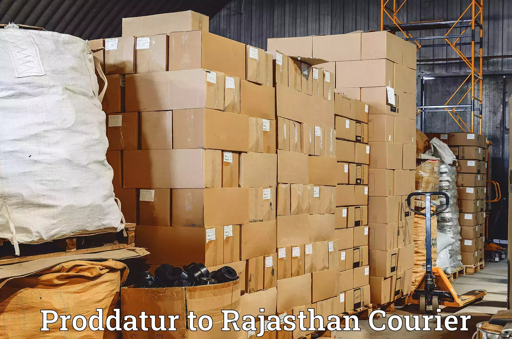 Competitive shipping rates Proddatur to Udaipur