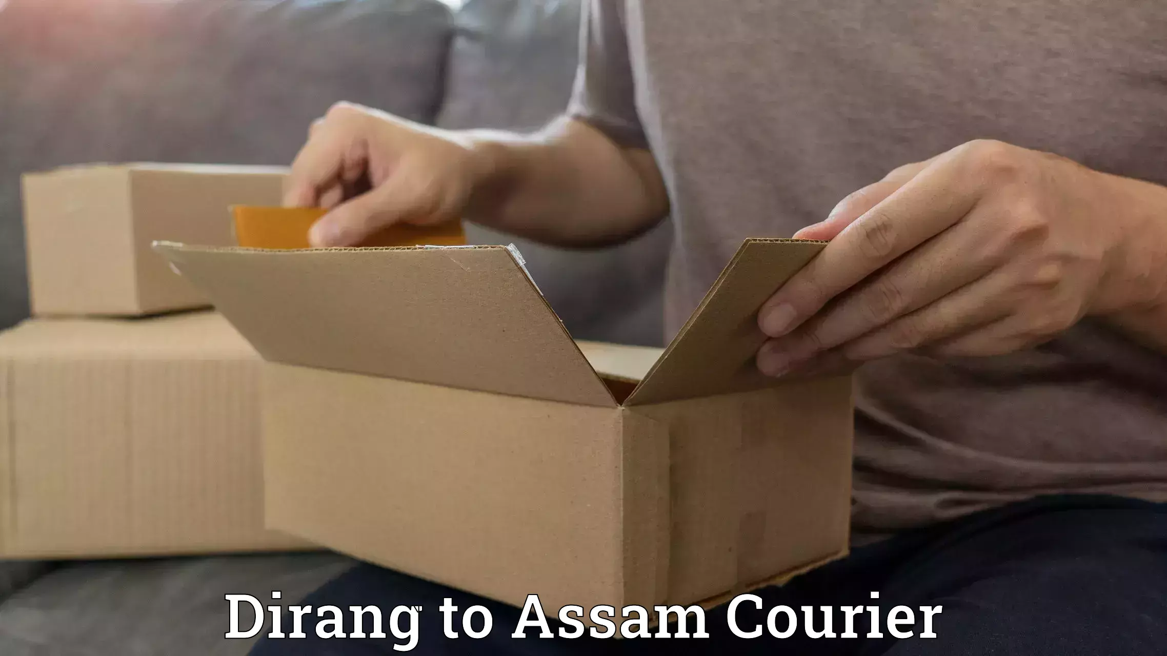 Return courier service in Dirang to Assam