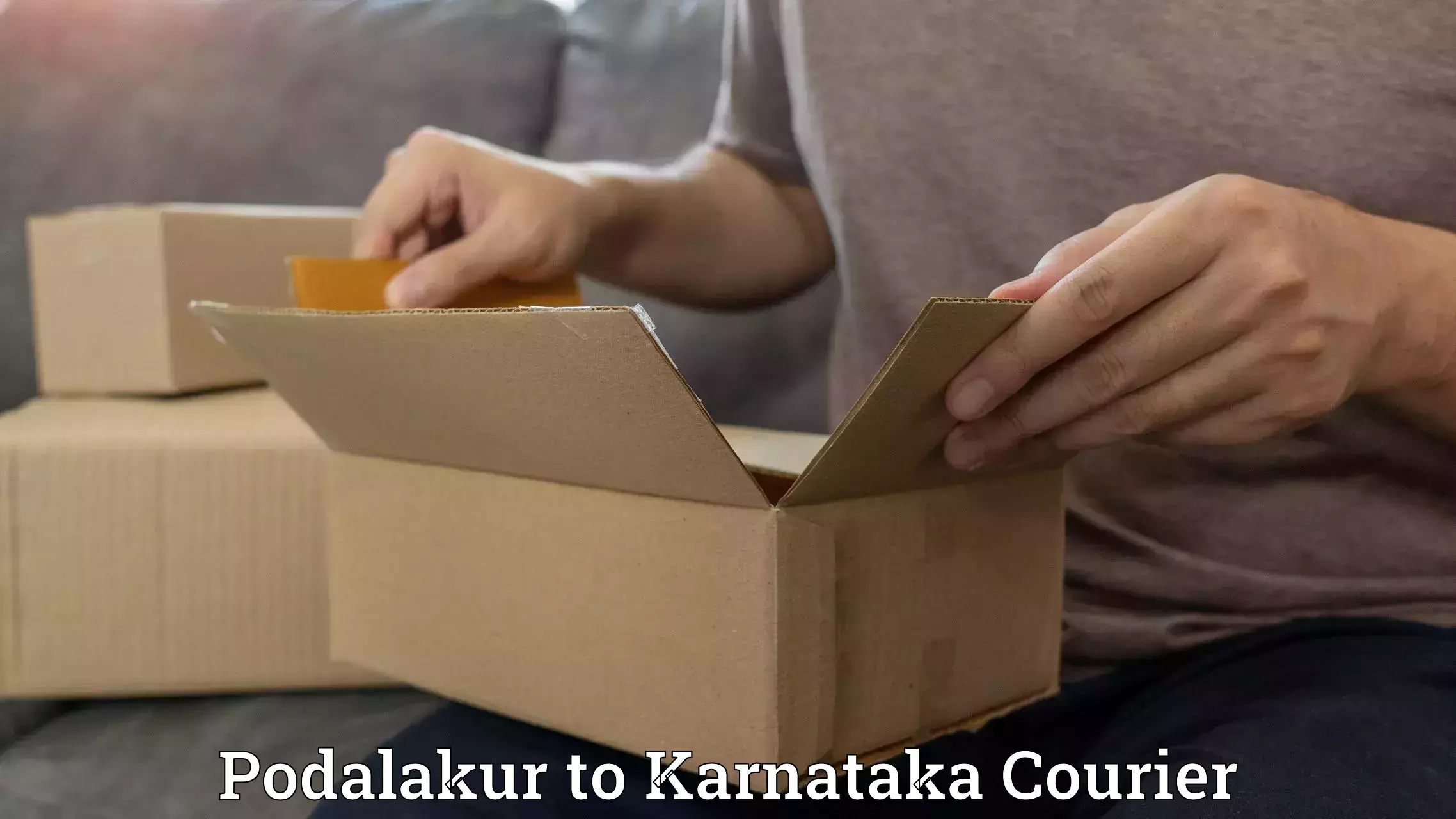 Customer-focused courier Podalakur to Lingasugur