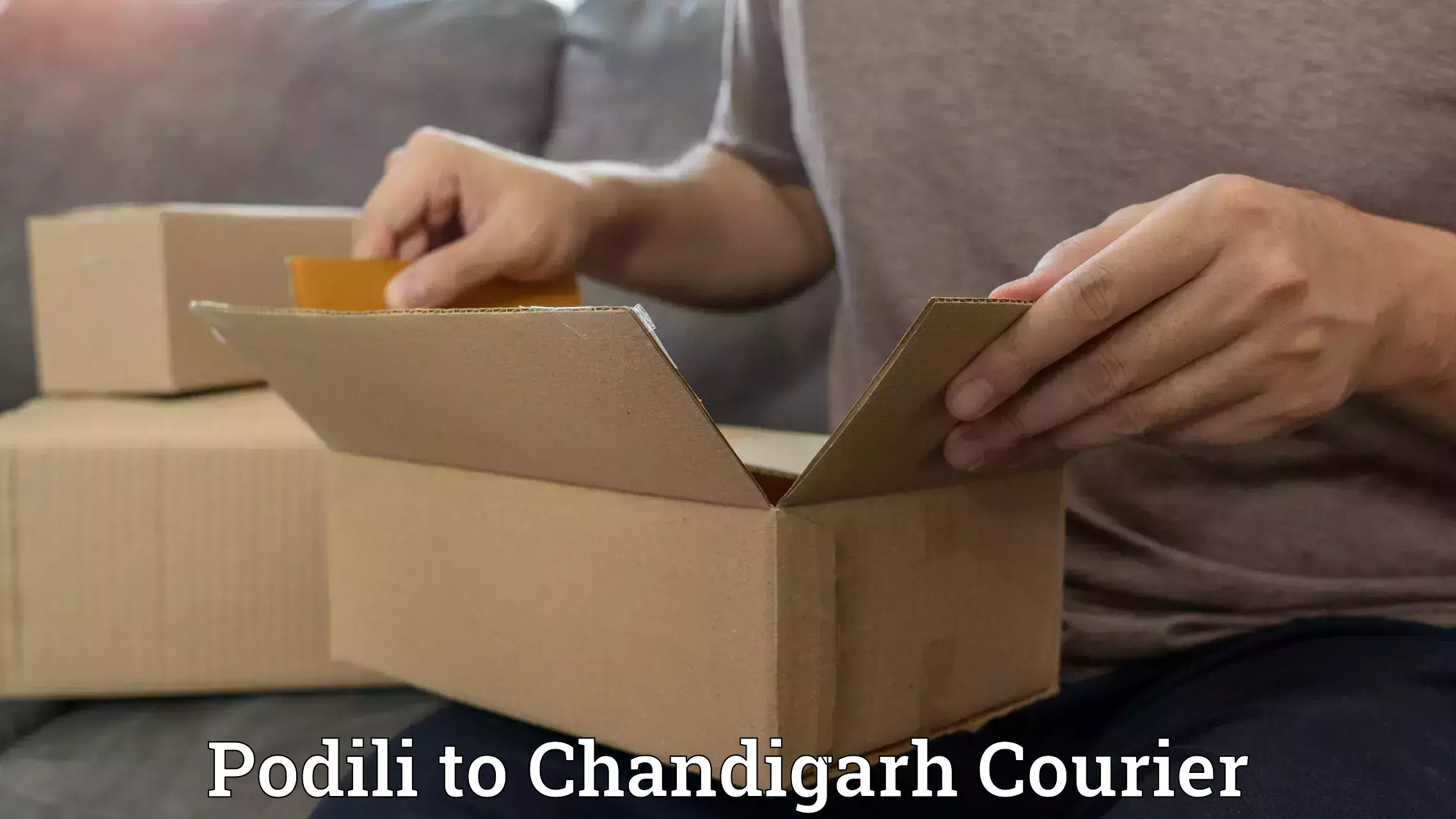 Multi-modal transportation Podili to Chandigarh