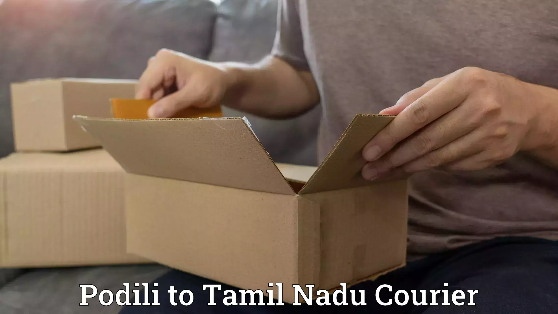 Quality courier services Podili to Manapparai