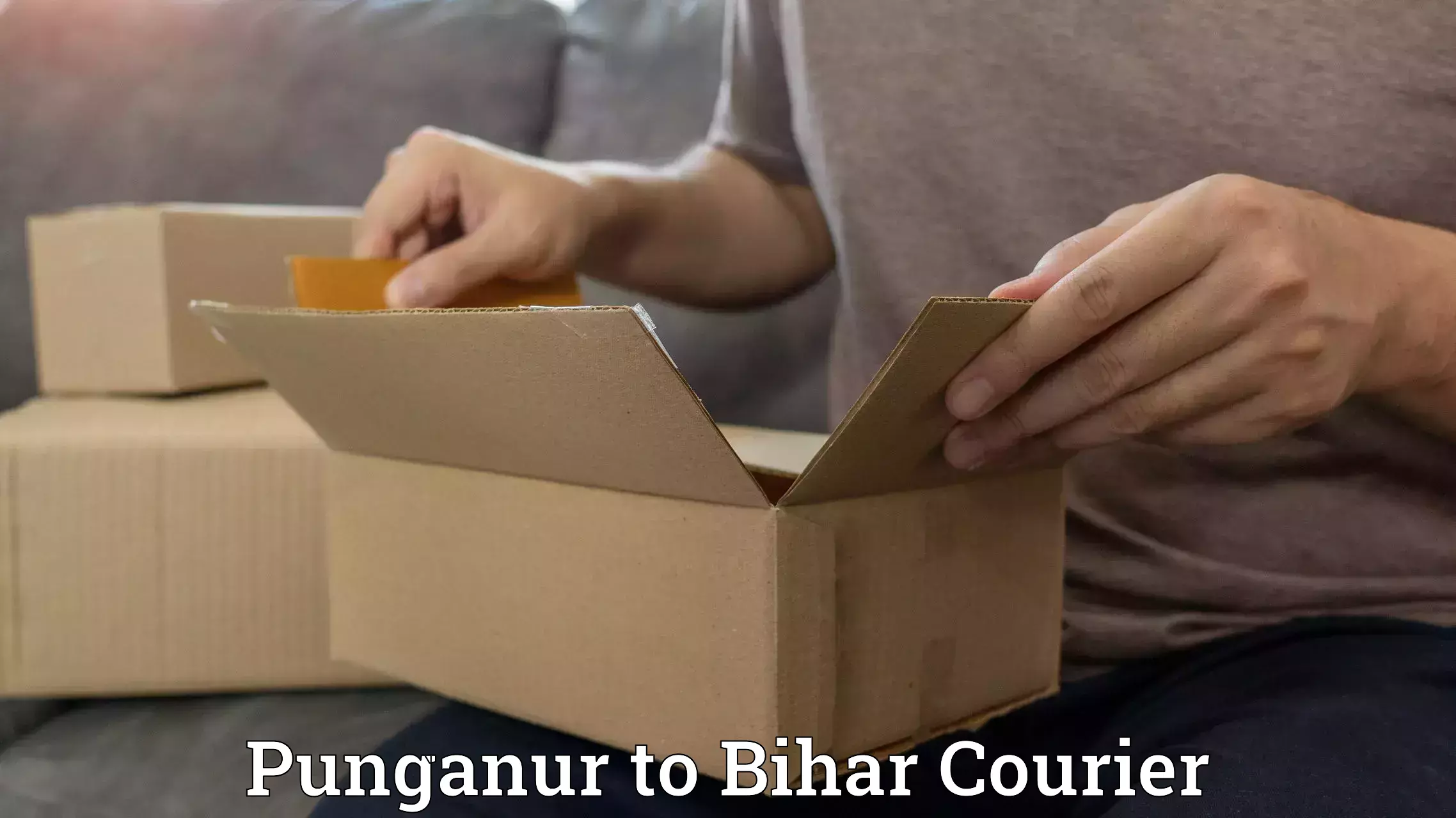 Professional courier handling Punganur to Bharwara