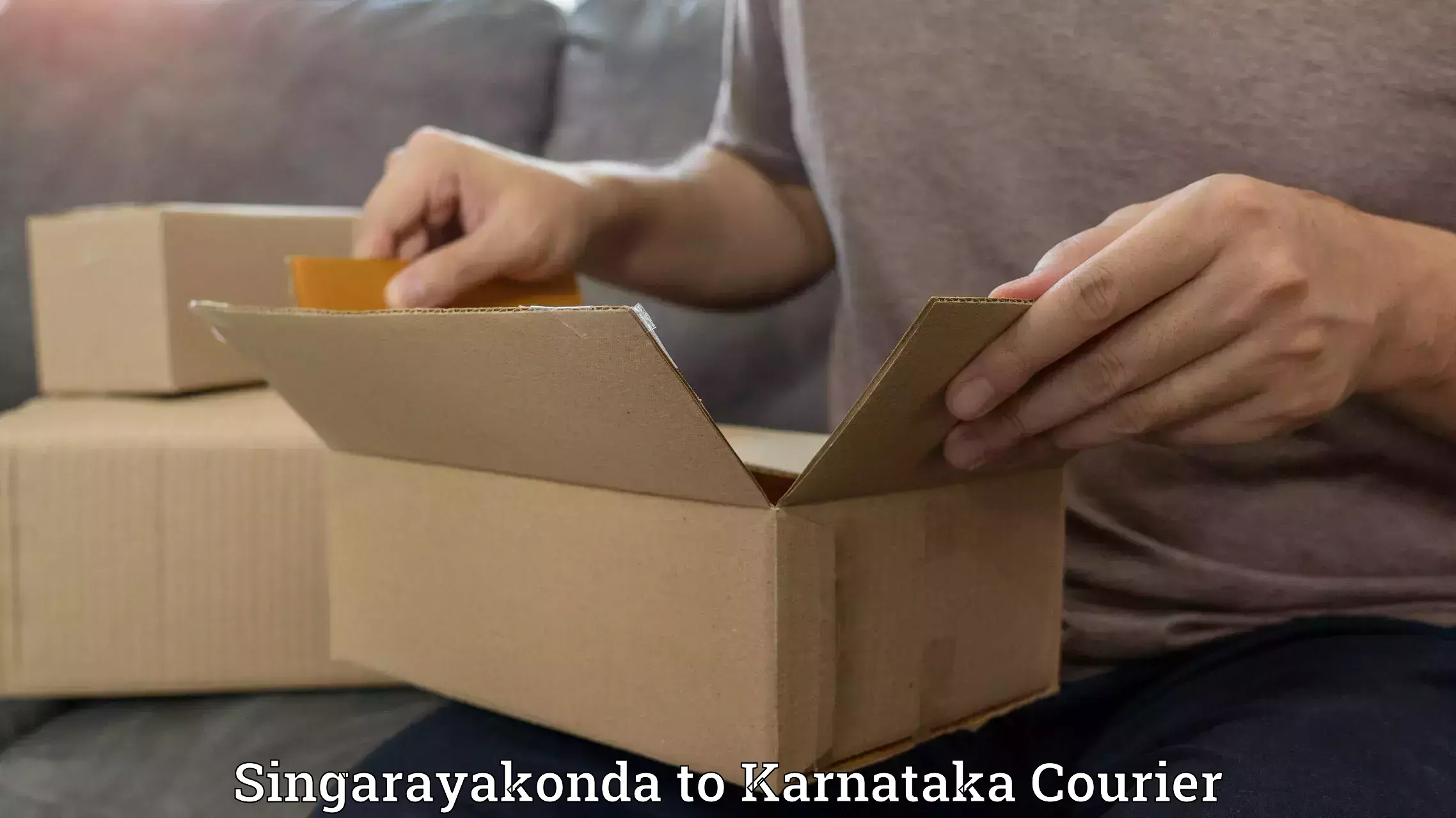 Cargo courier service Singarayakonda to Puttur