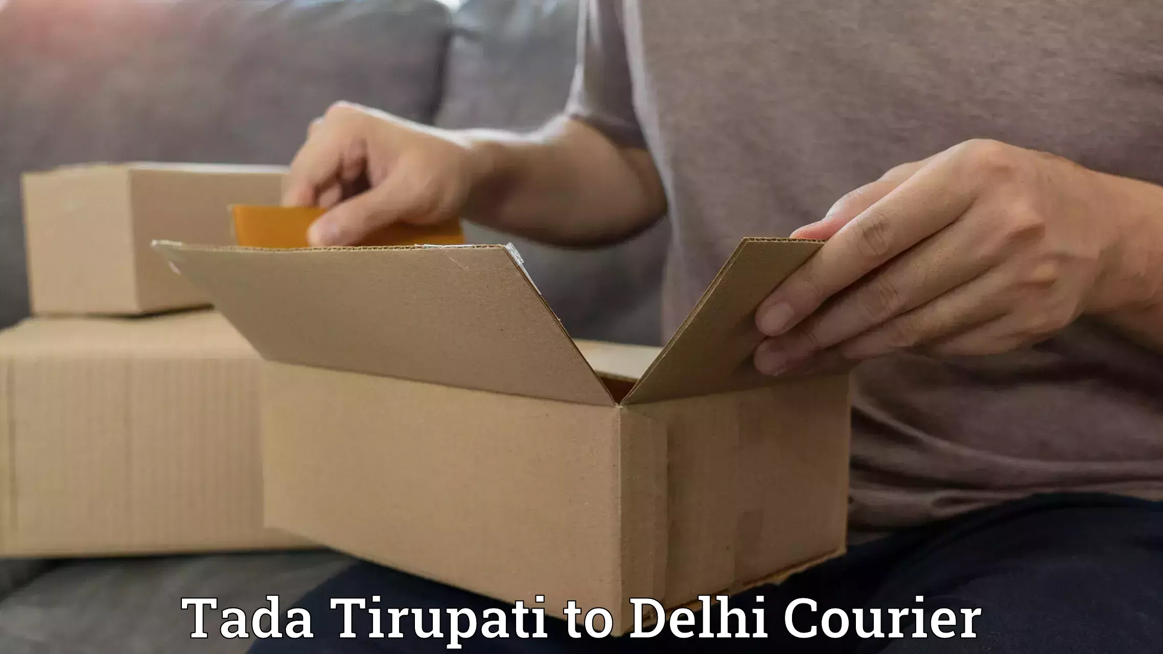 Integrated shipping services Tada Tirupati to Delhi Technological University DTU