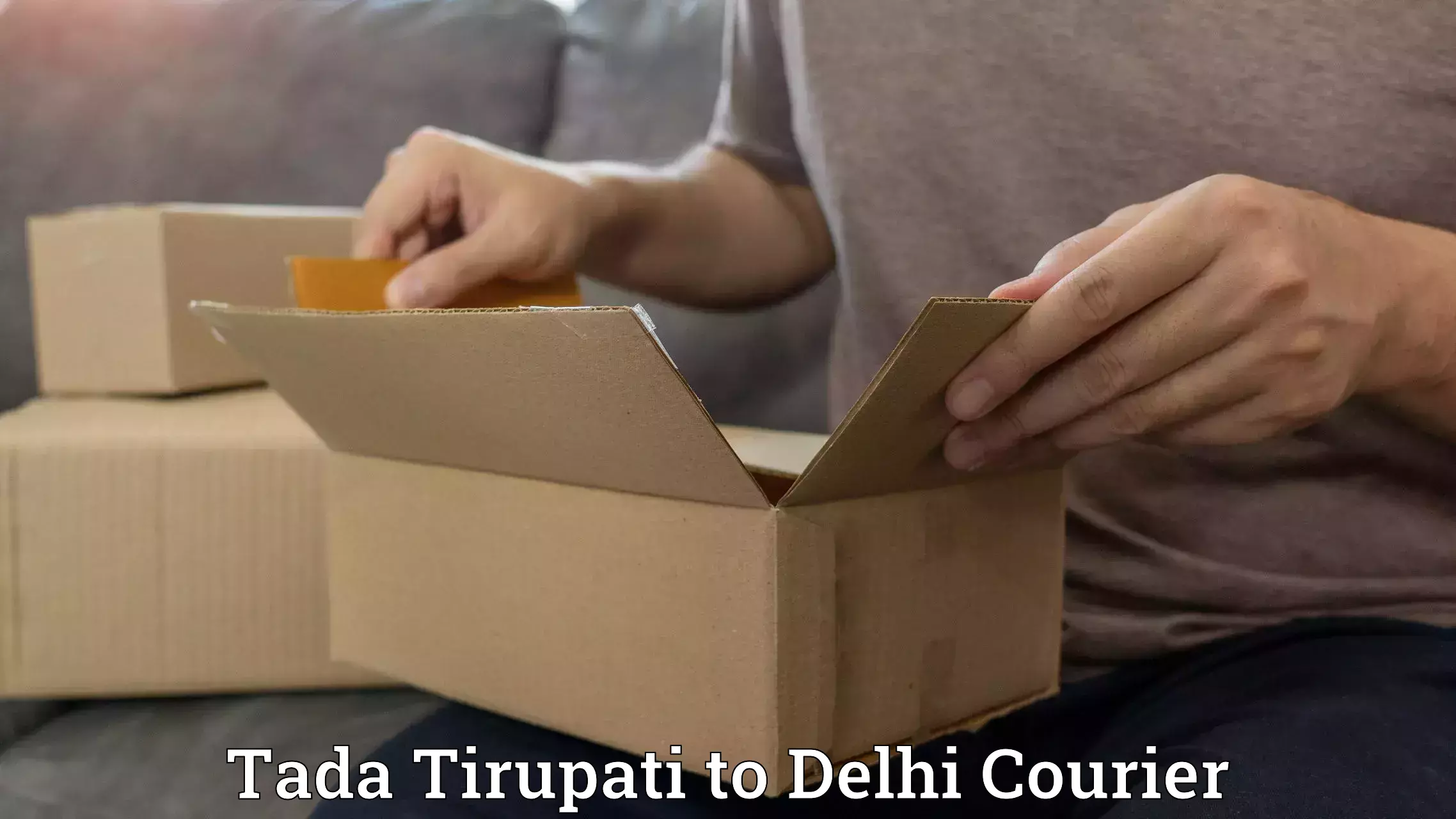 On-demand shipping options in Tada Tirupati to University of Delhi