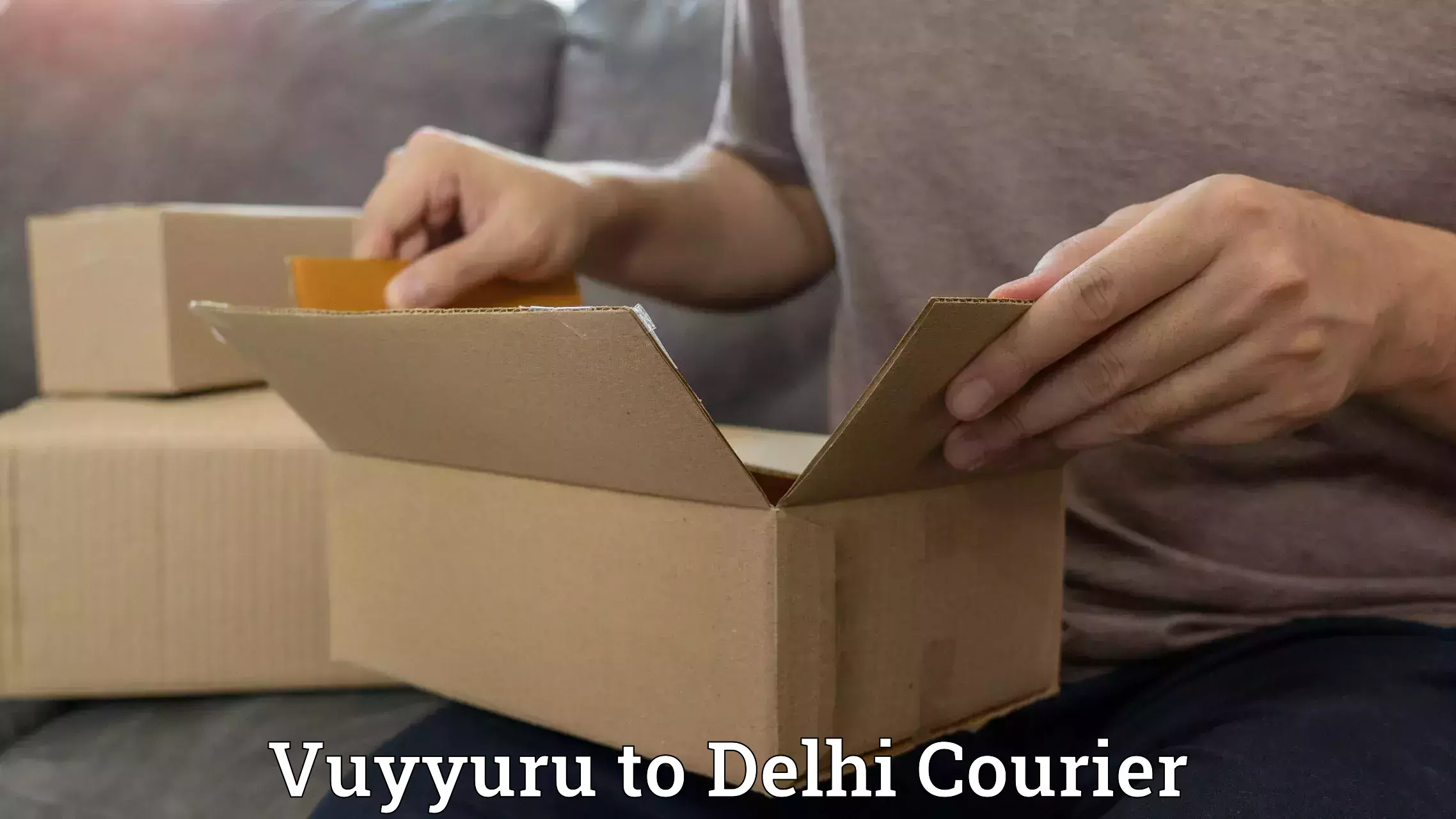 Optimized delivery routes Vuyyuru to Delhi