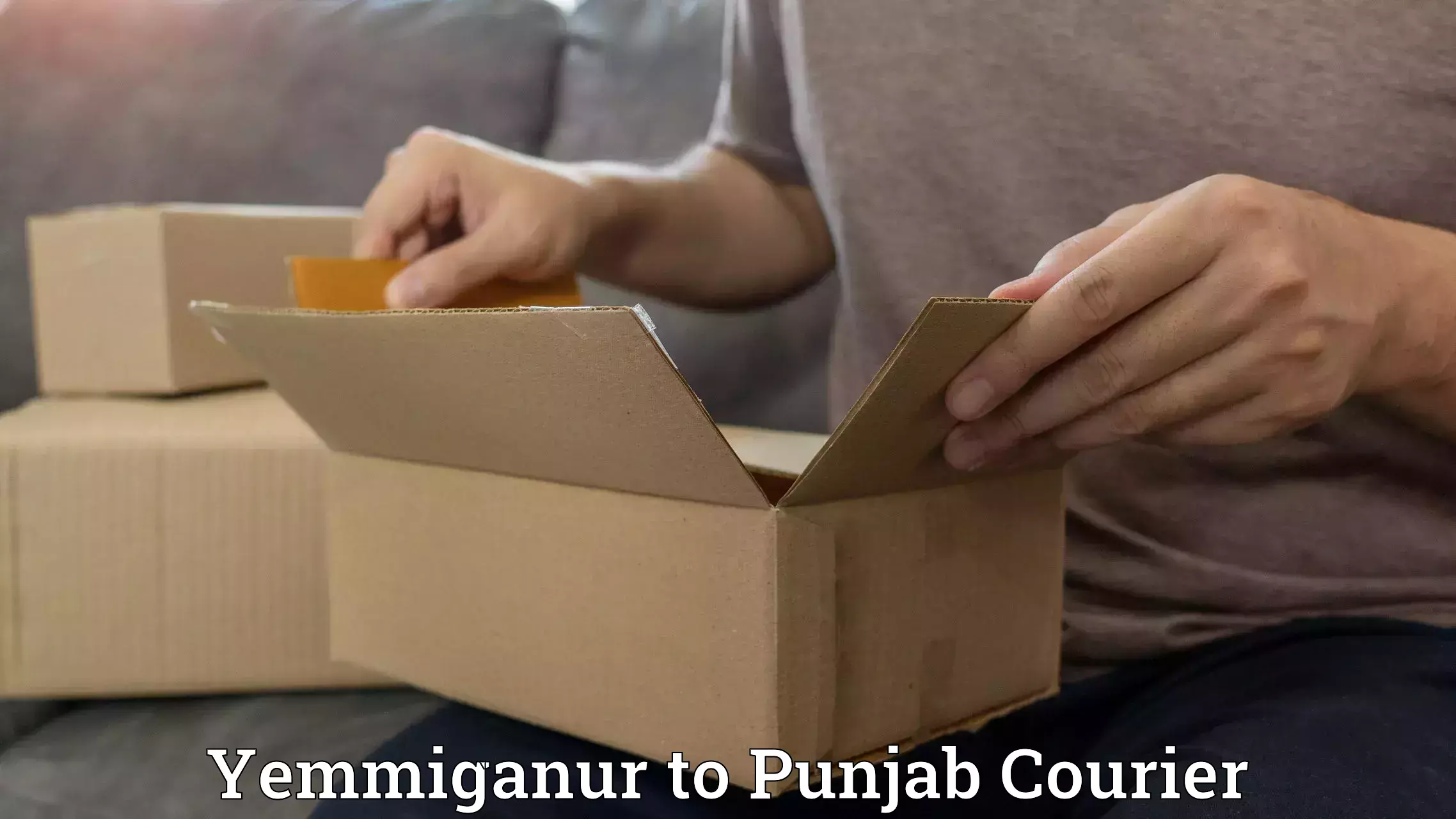 Urgent courier needs Yemmiganur to Adampur Jalandhar