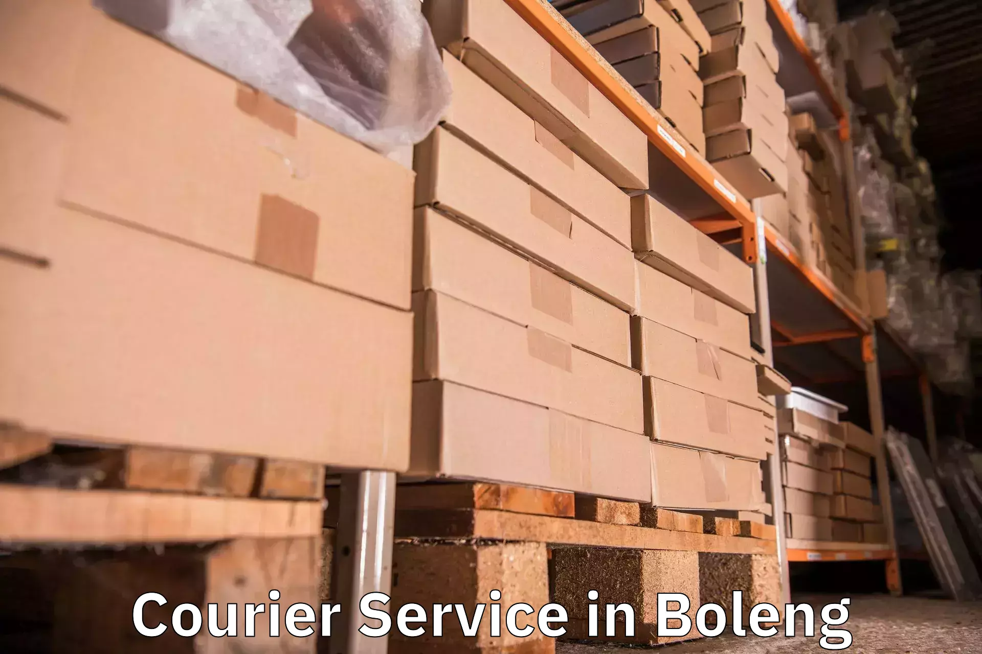High value parcel delivery in Boleng