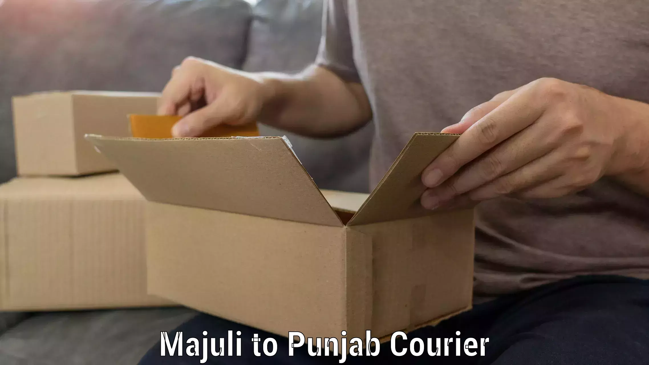 Moving and packing experts Majuli to Jalandhar