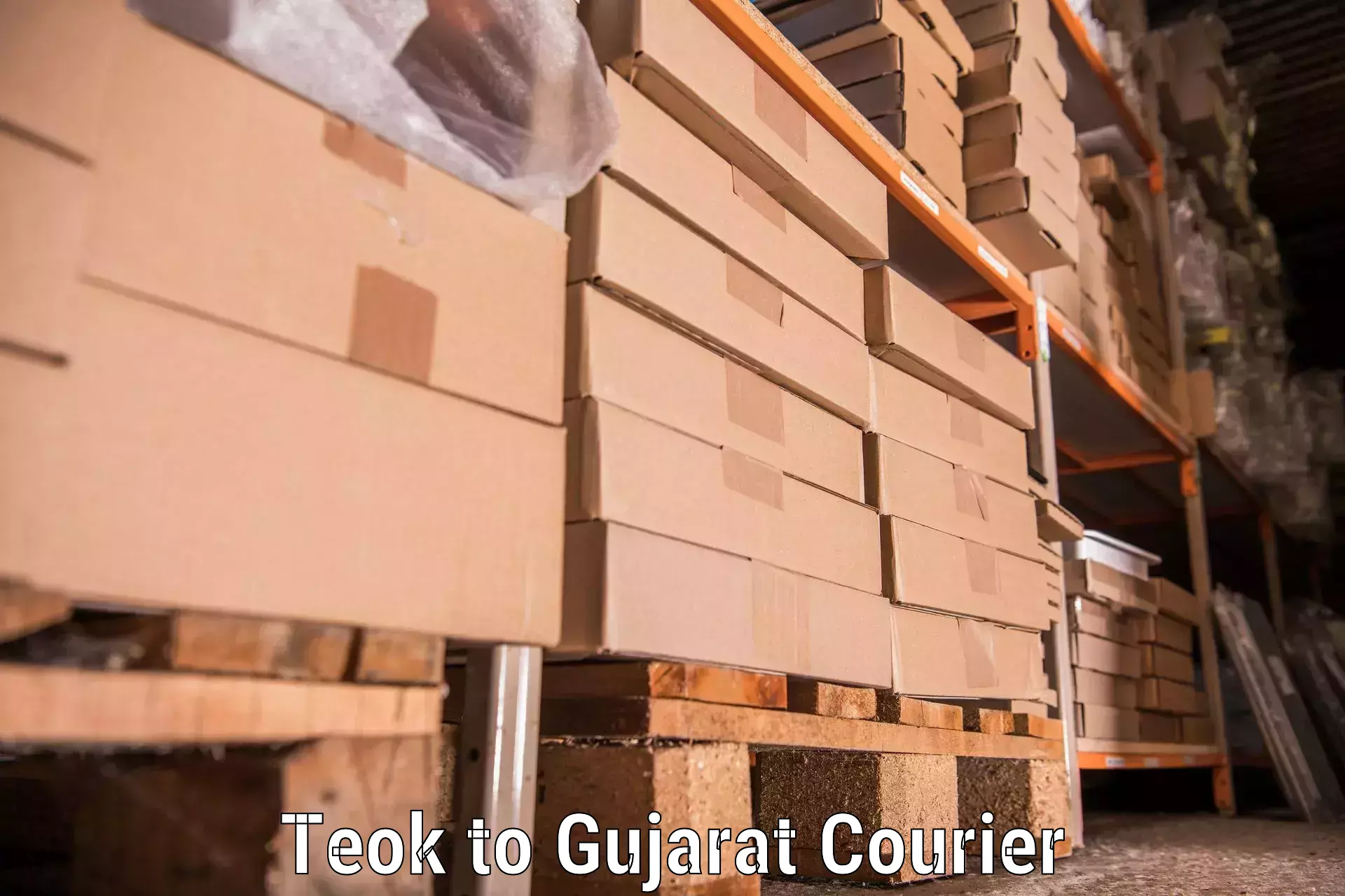 Quality moving services Teok to Gujarat