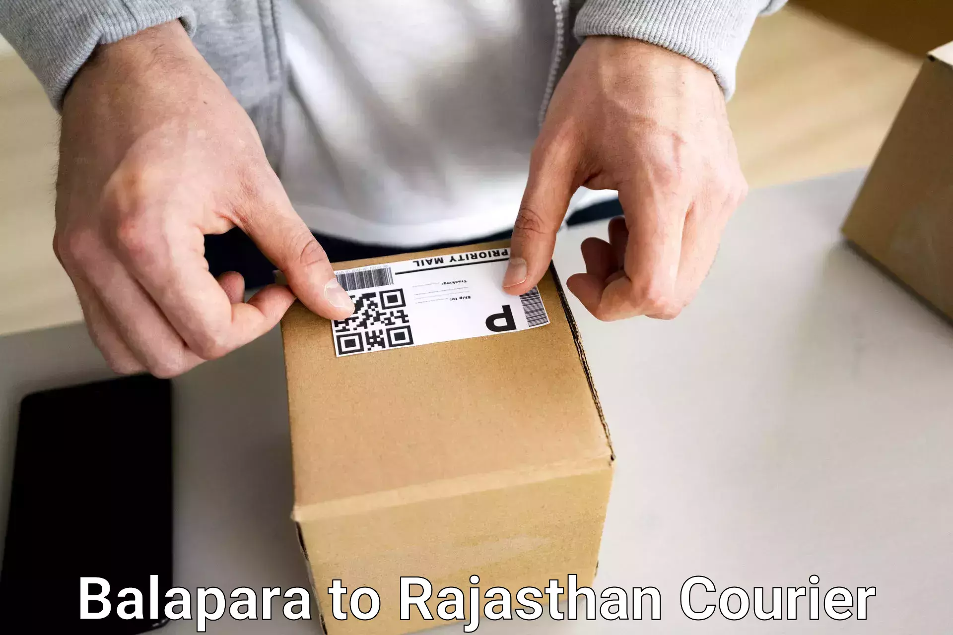 Baggage courier insights Balapara to Morkheri