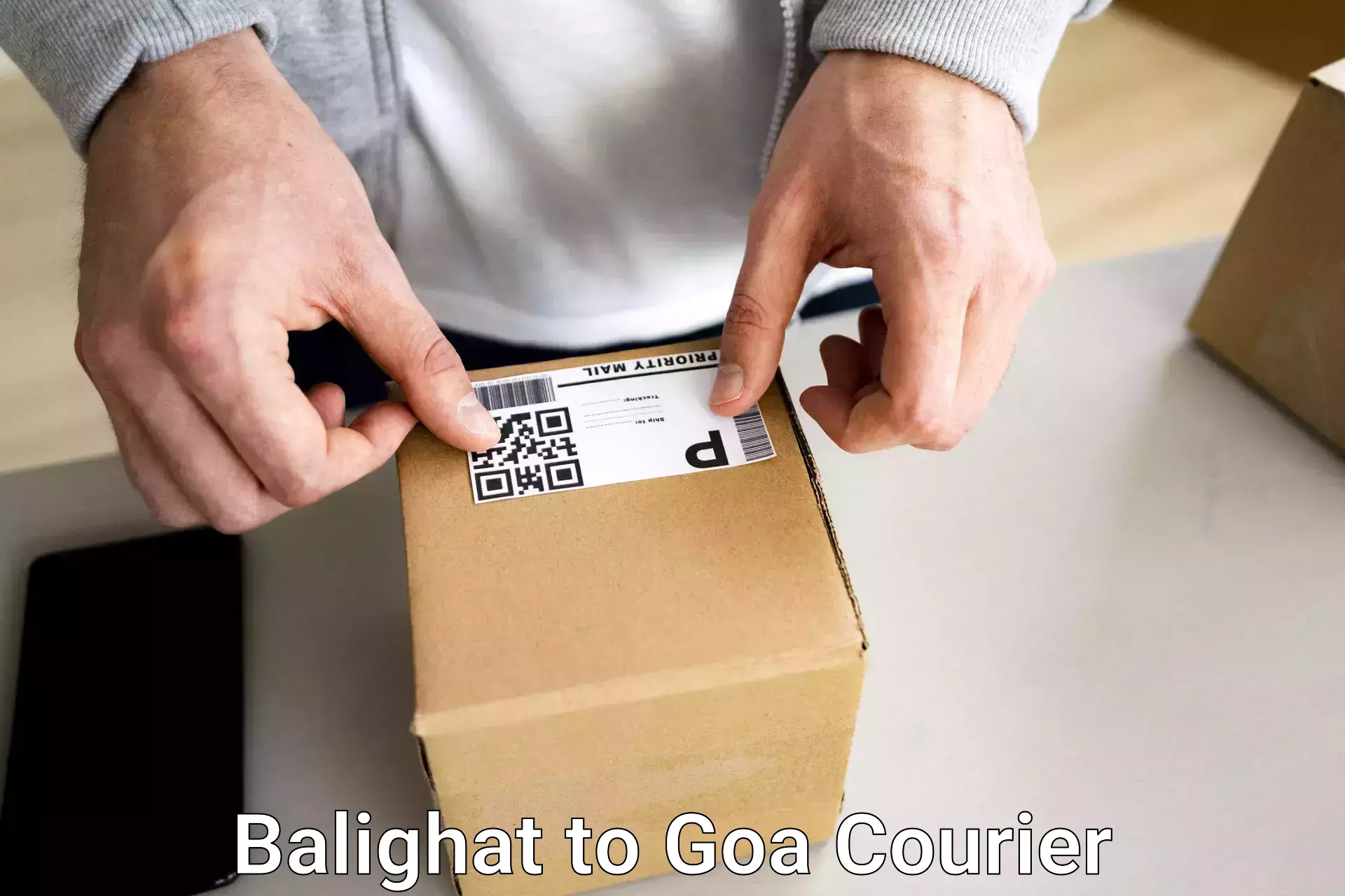 Luggage shipping rates Balighat to Bicholim
