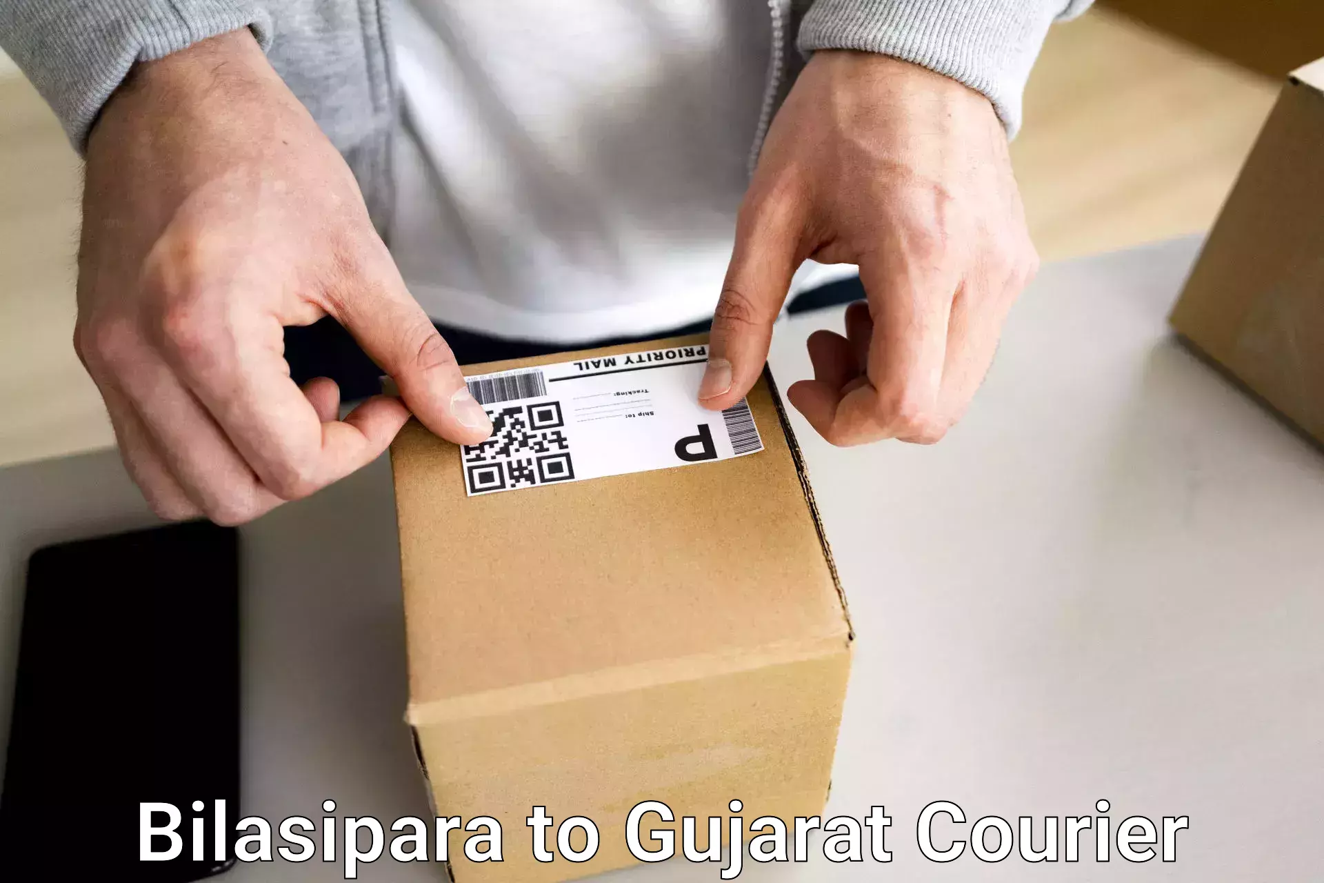 Overnight luggage courier Bilasipara to Jamnagar