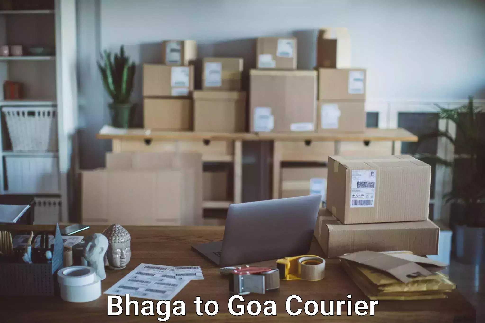 Baggage shipping rates calculator Bhaga to Goa University