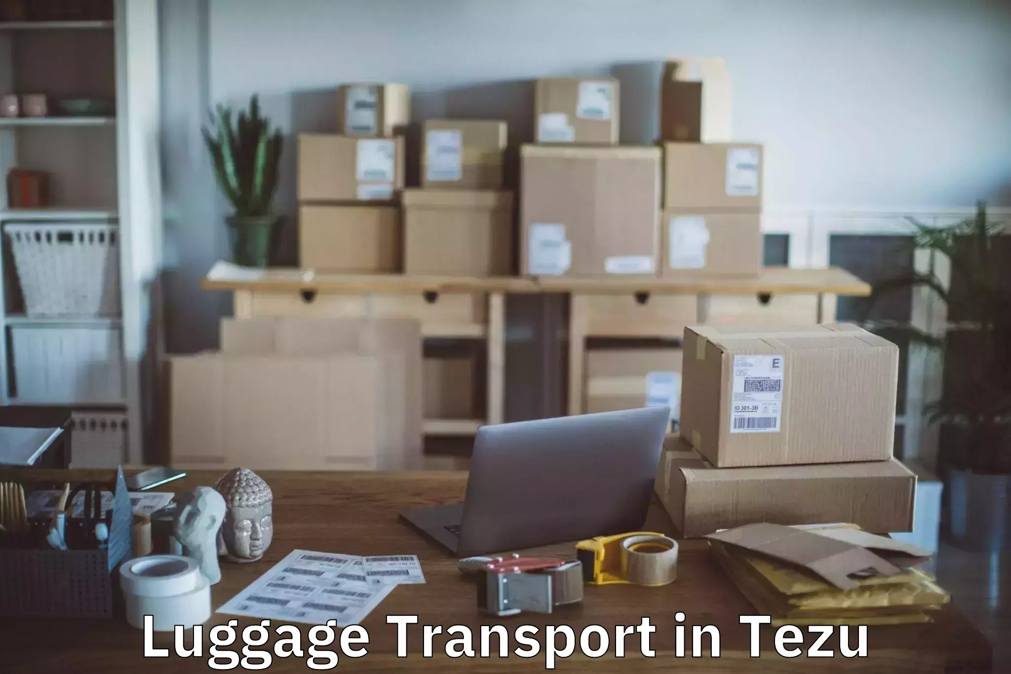 Streamlined baggage courier in Tezu