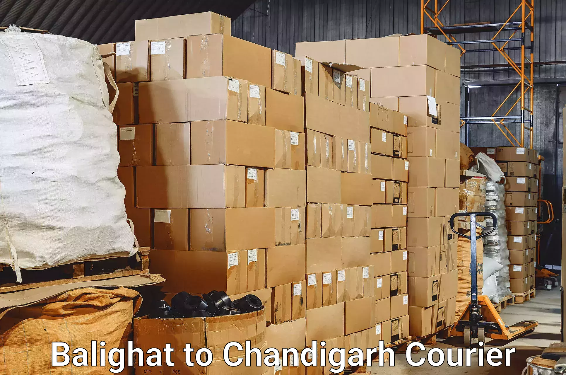 Baggage transport network Balighat to Chandigarh