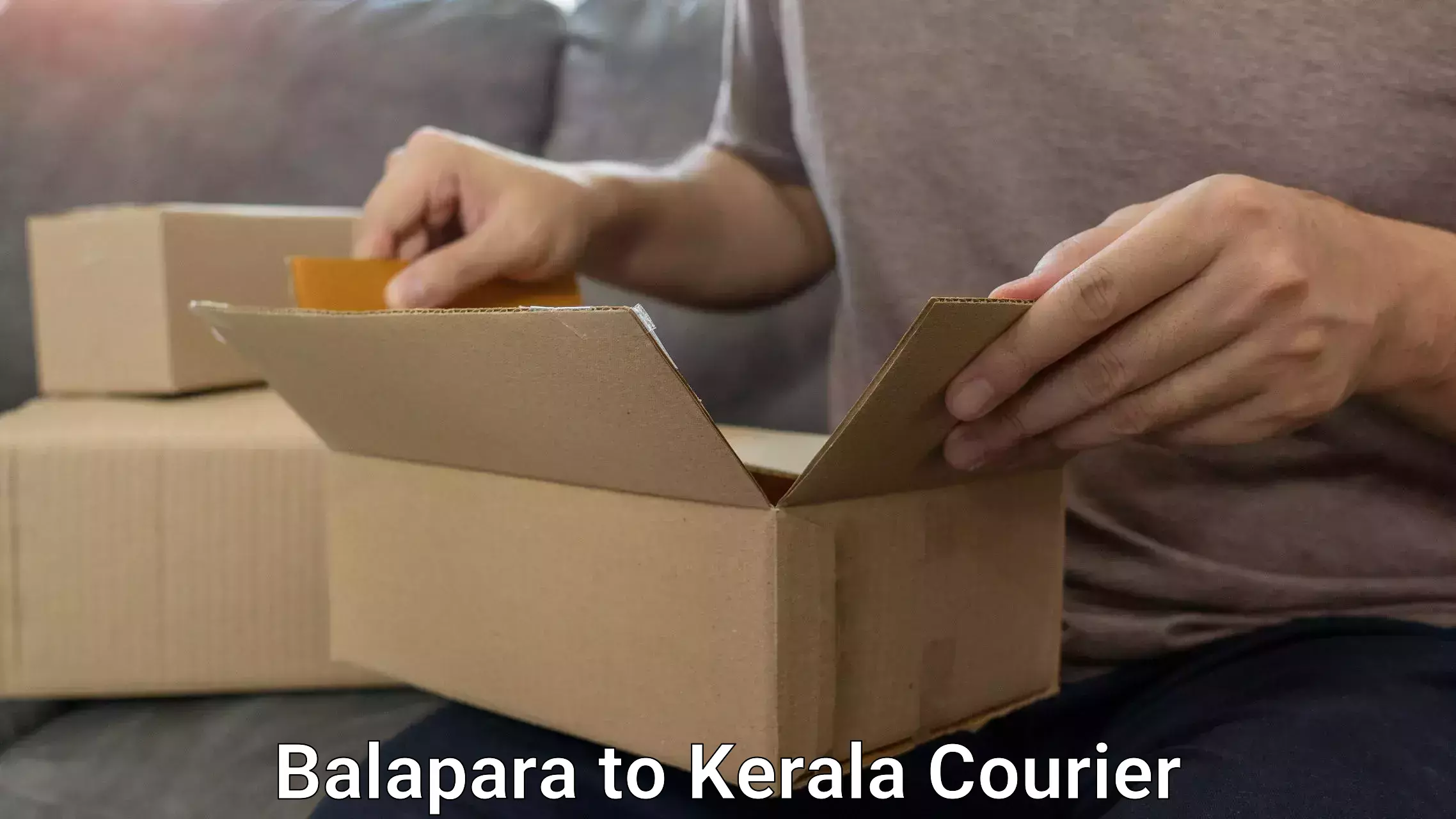 Short distance baggage courier Balapara to Kuttiady