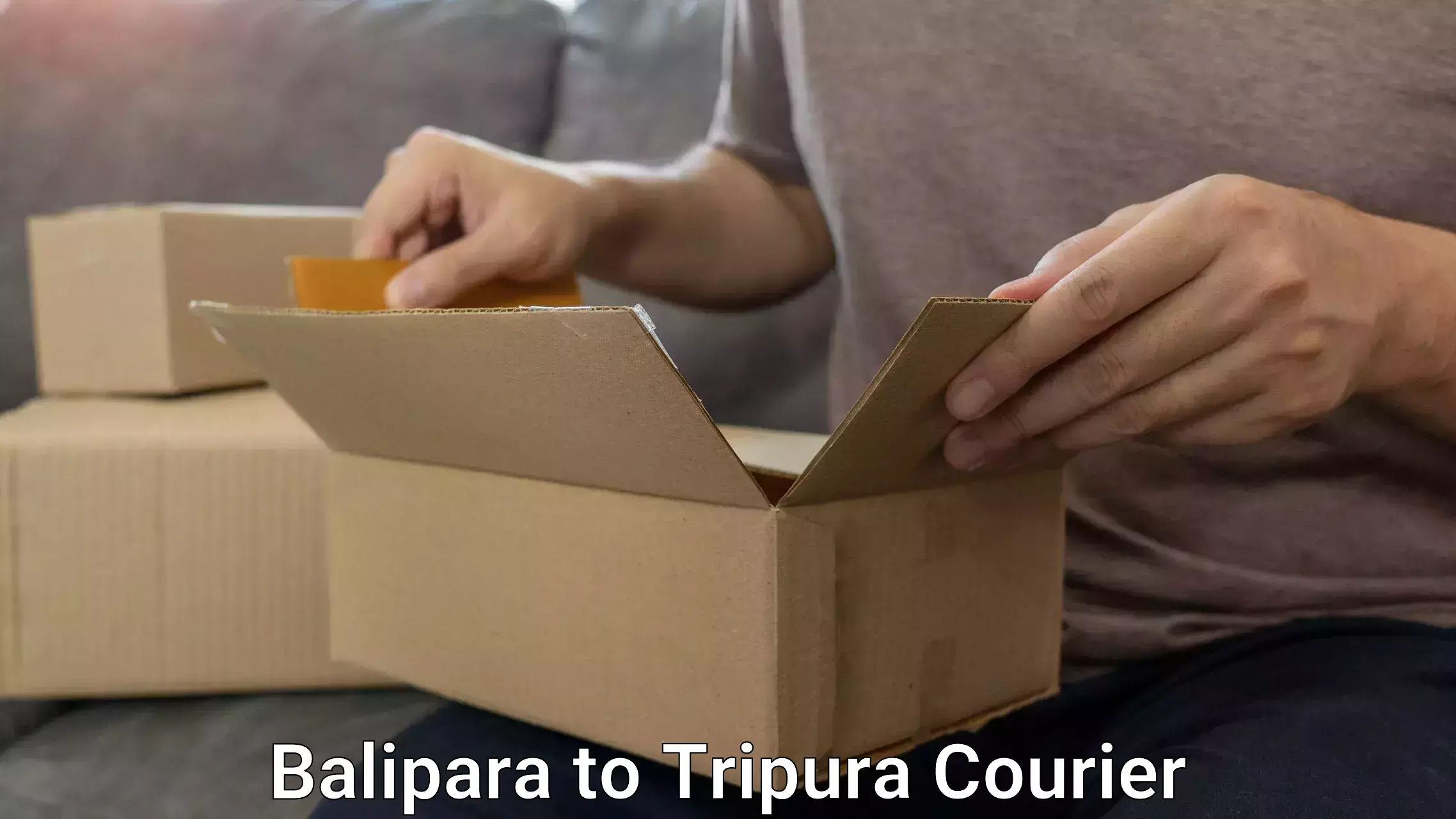 Baggage courier solutions Balipara to South Tripura