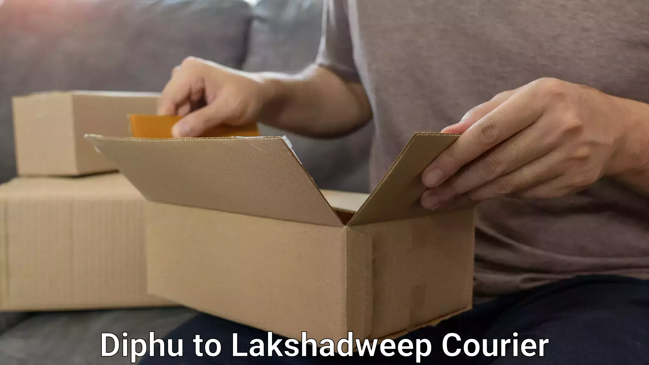 Luggage shipping planner Diphu to Lakshadweep