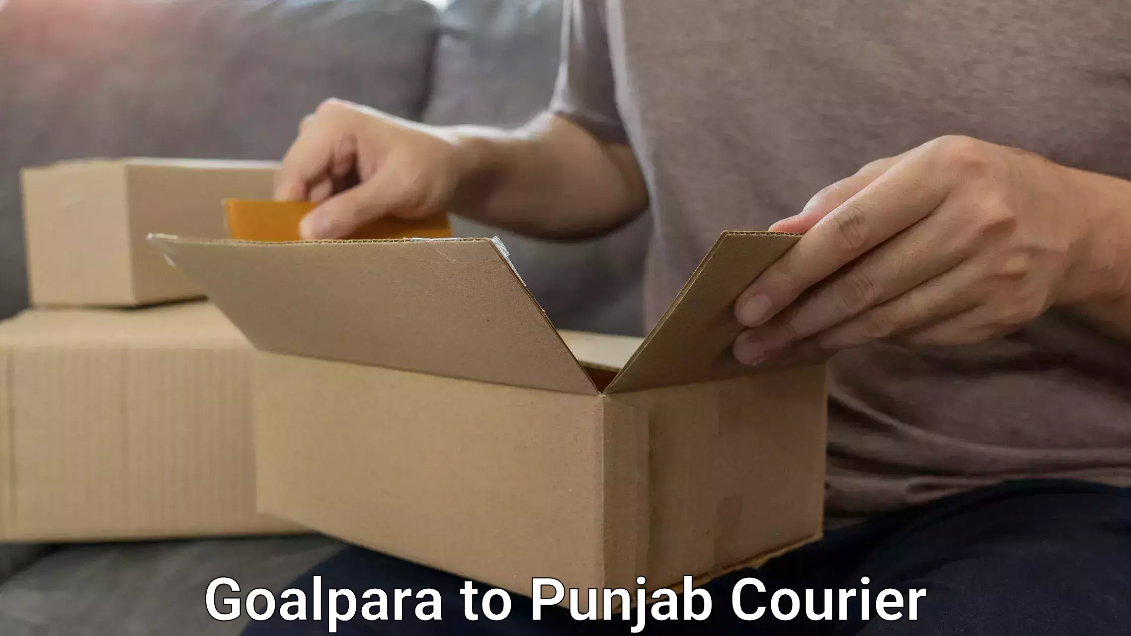 Baggage courier insights Goalpara to Anandpur Sahib