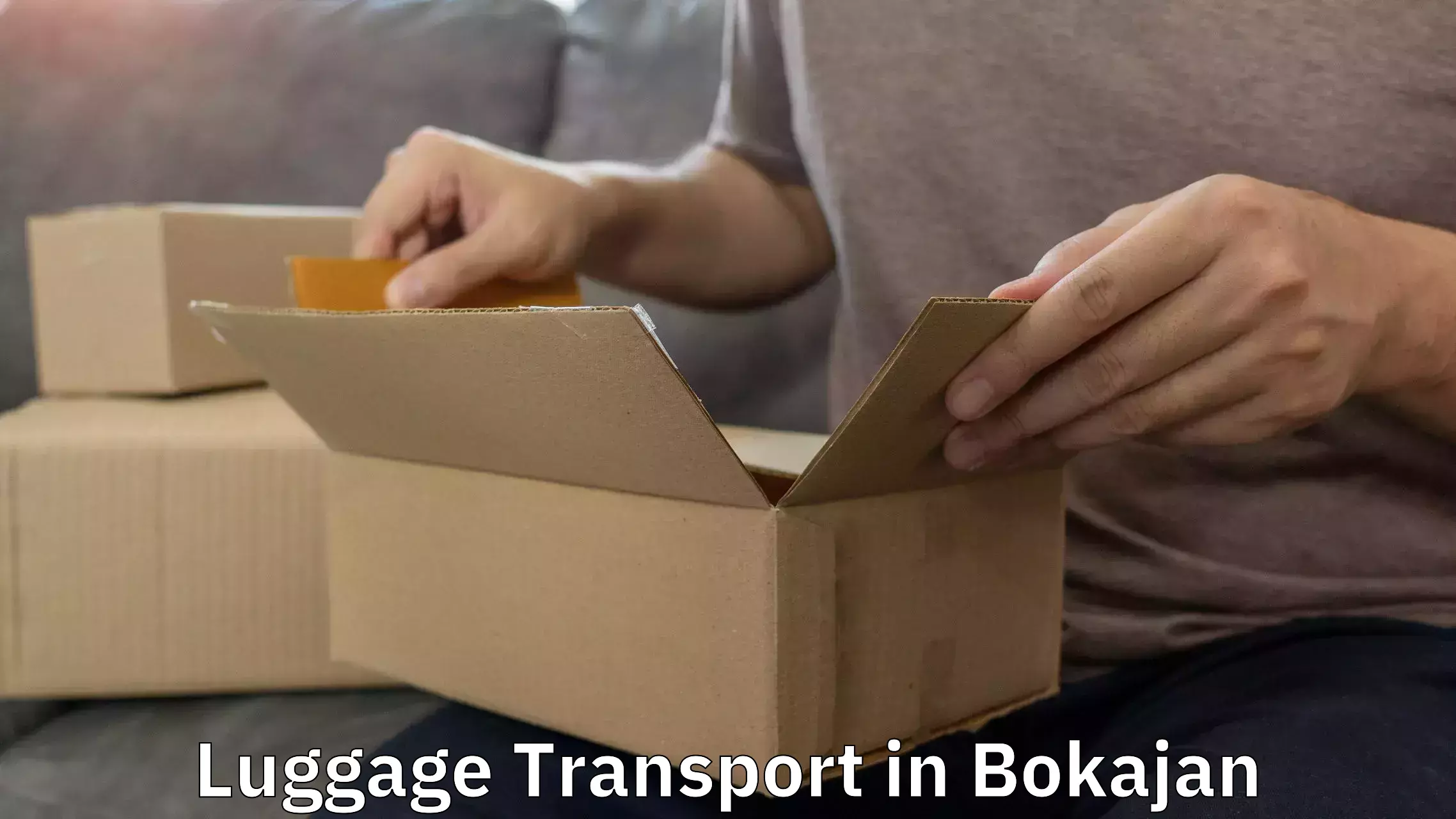 Luggage shipping options in Bokajan