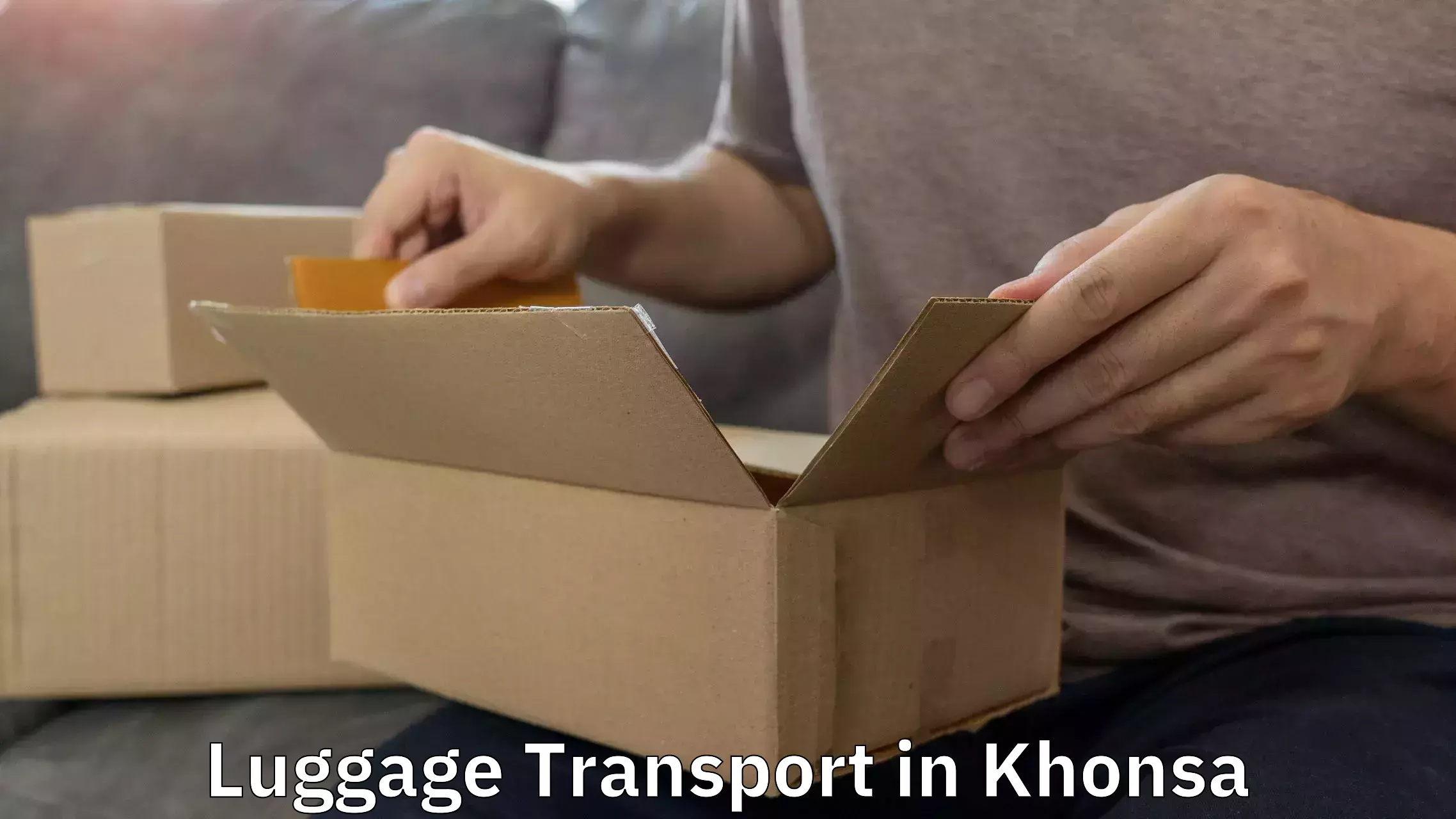 Baggage transport technology in Khonsa