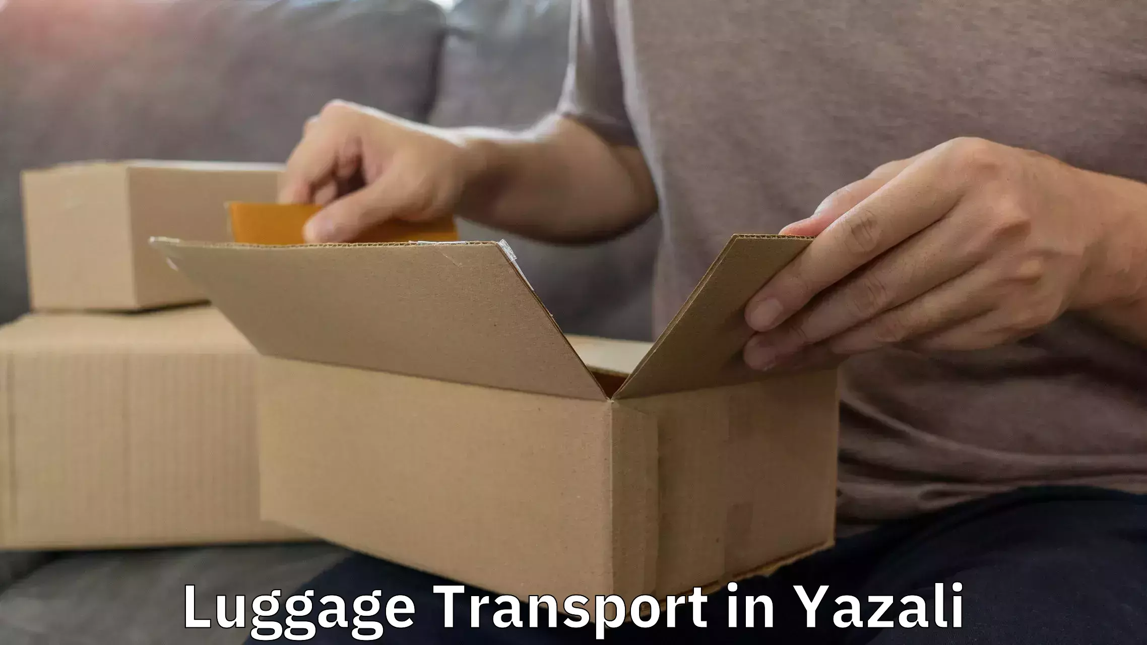 Sports equipment baggage shipping in Yazali