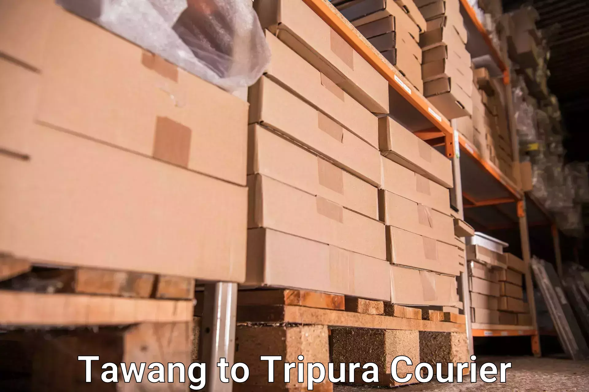 Baggage shipping rates calculator Tawang to North Tripura