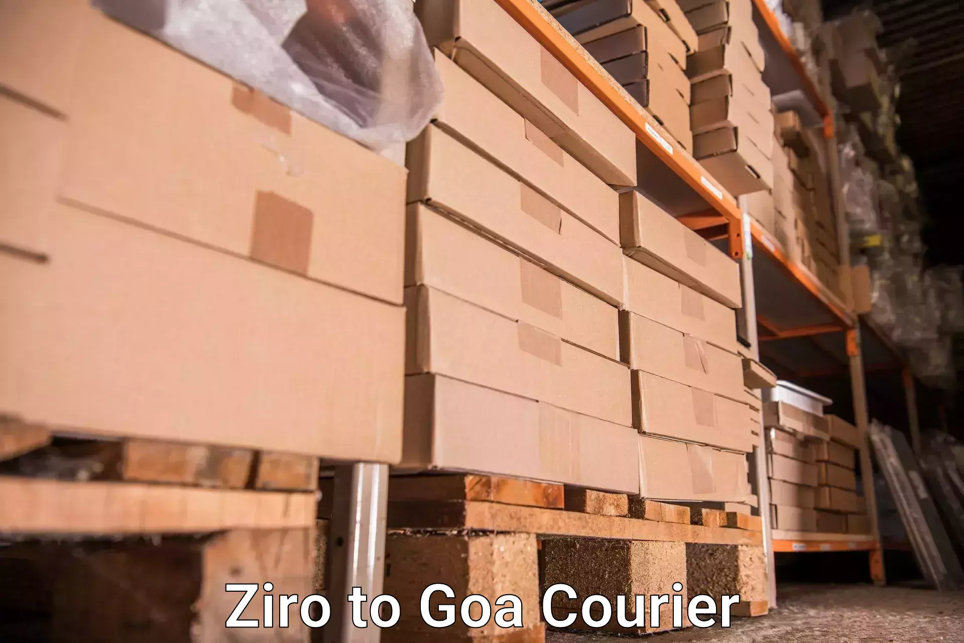 Smart baggage shipping Ziro to Goa University