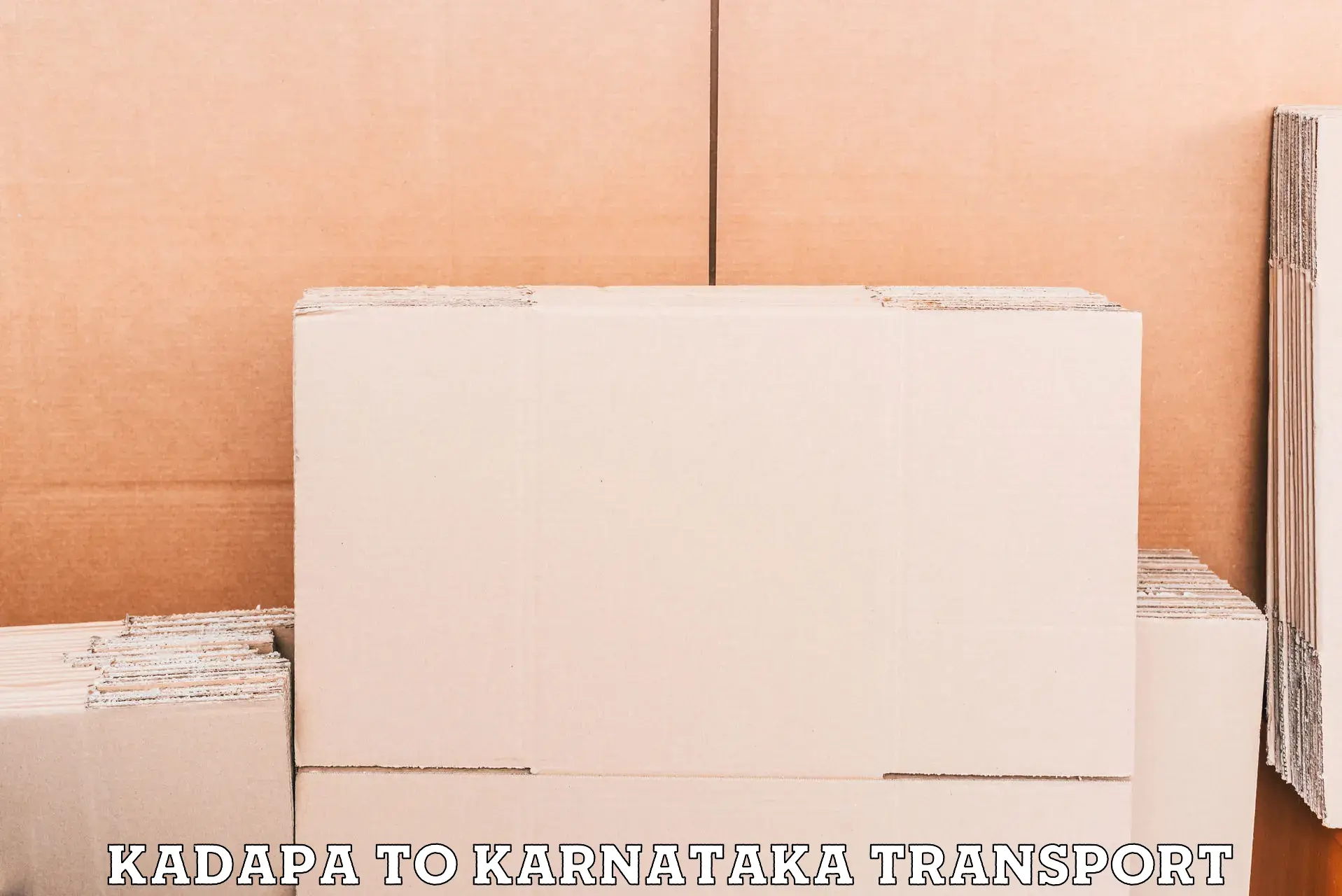 Best transport services in India Kadapa to Hoskote
