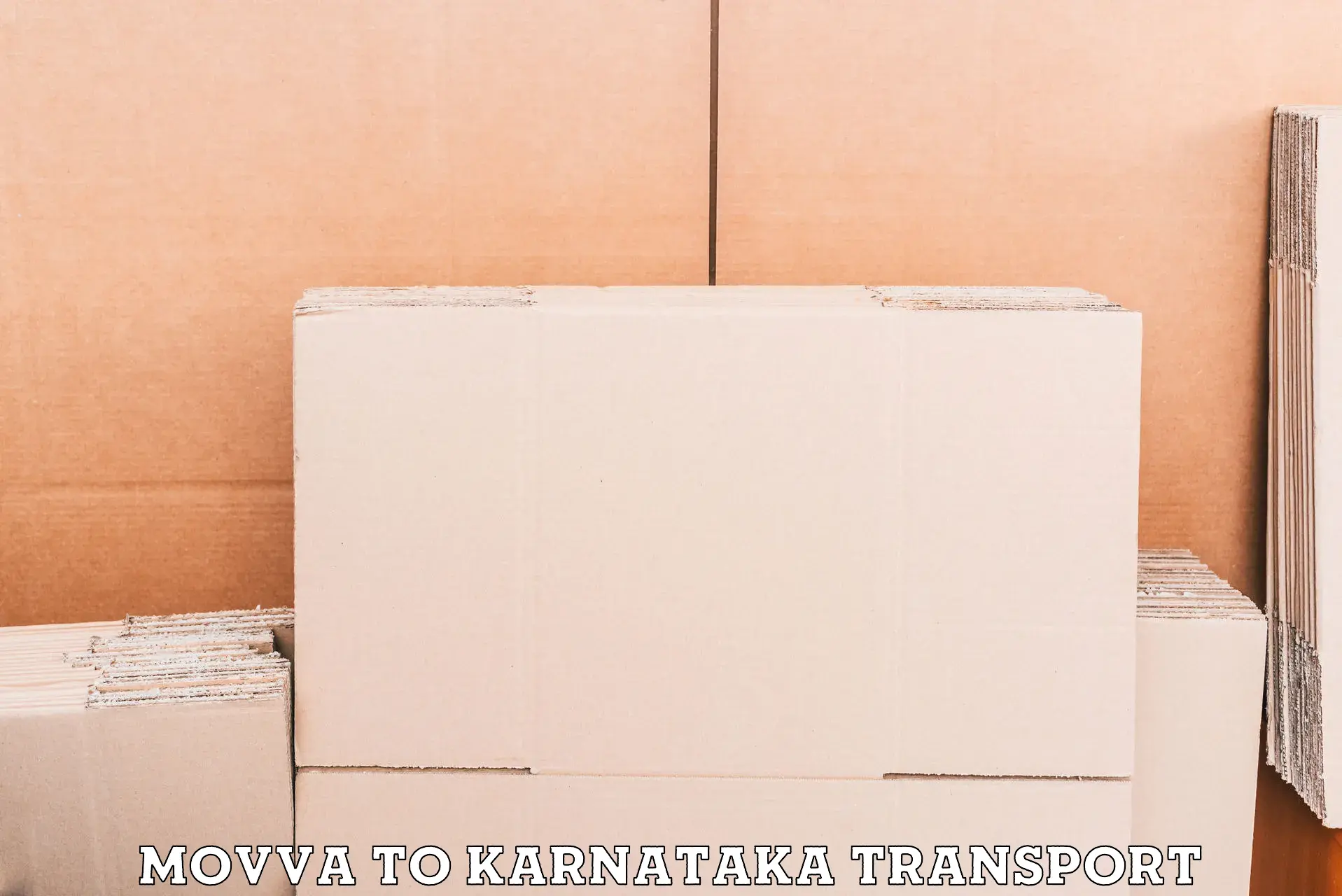 Vehicle parcel service Movva to Ilkal