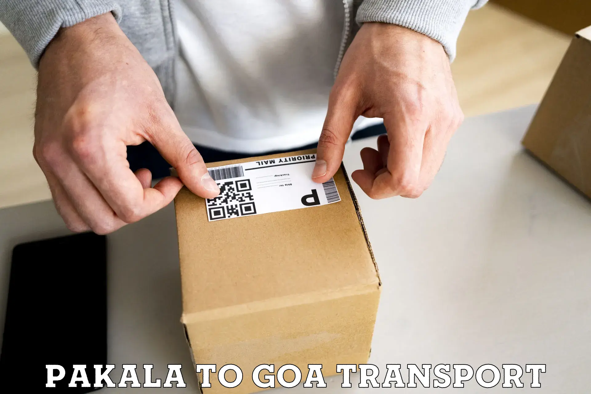 Online transport Pakala to Sanvordem