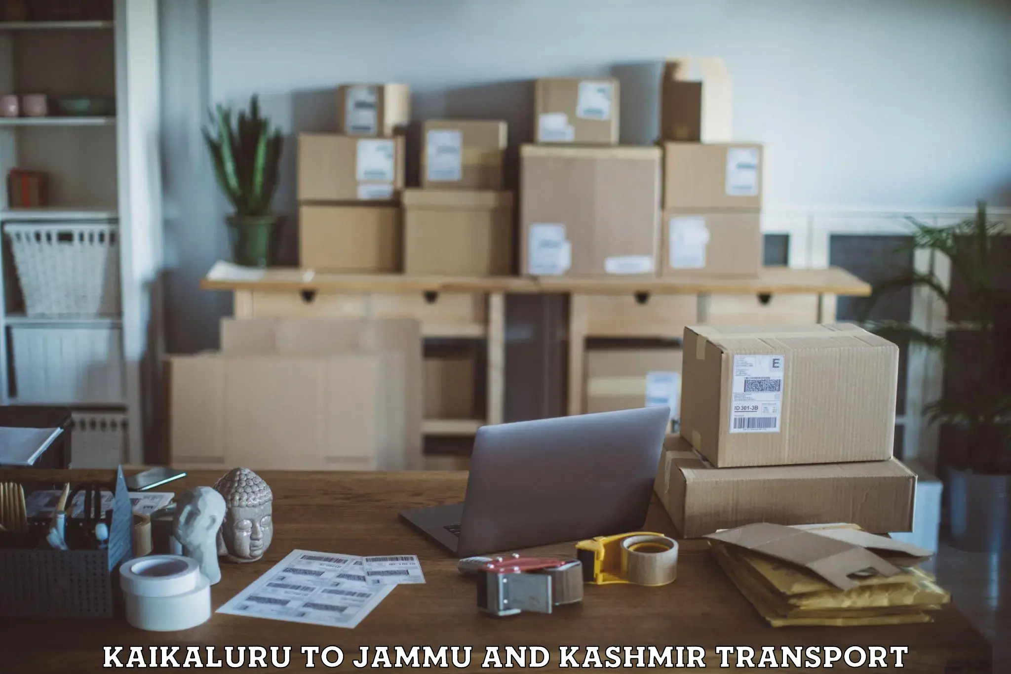 Transport shared services Kaikaluru to Srinagar Kashmir
