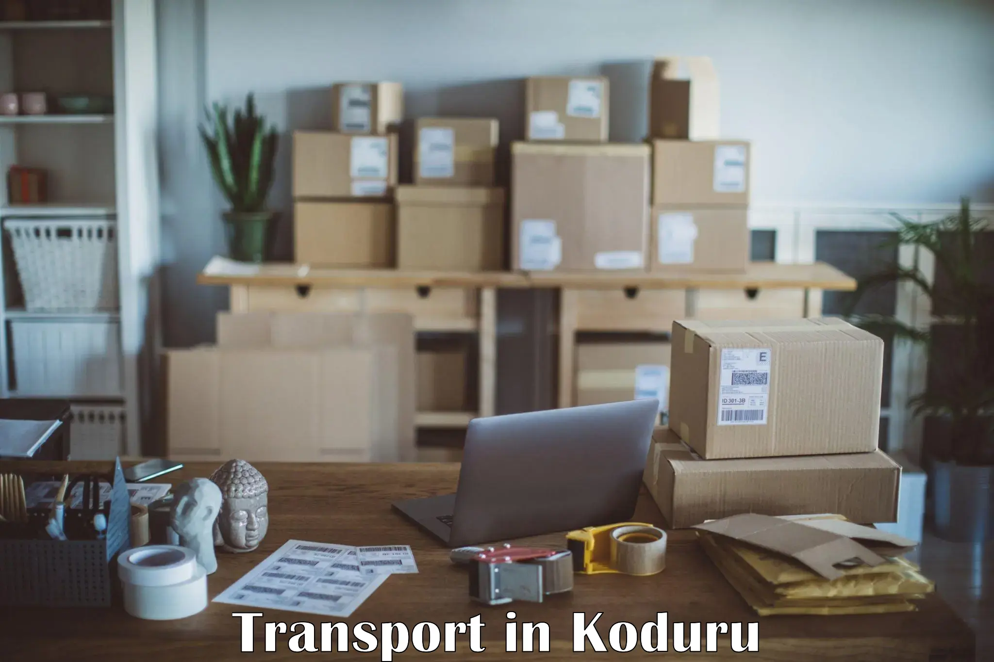 Online transport service in Koduru