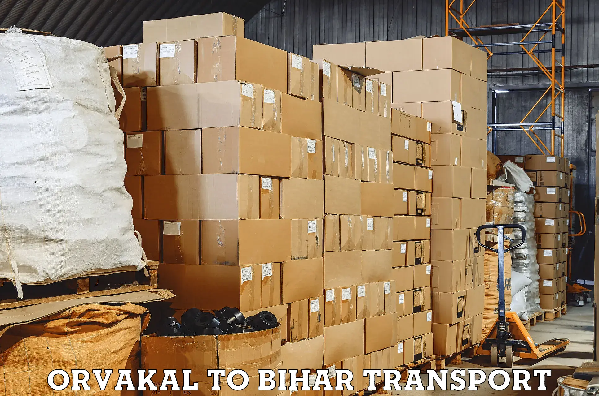 Daily parcel service transport Orvakal to Andar Siwan