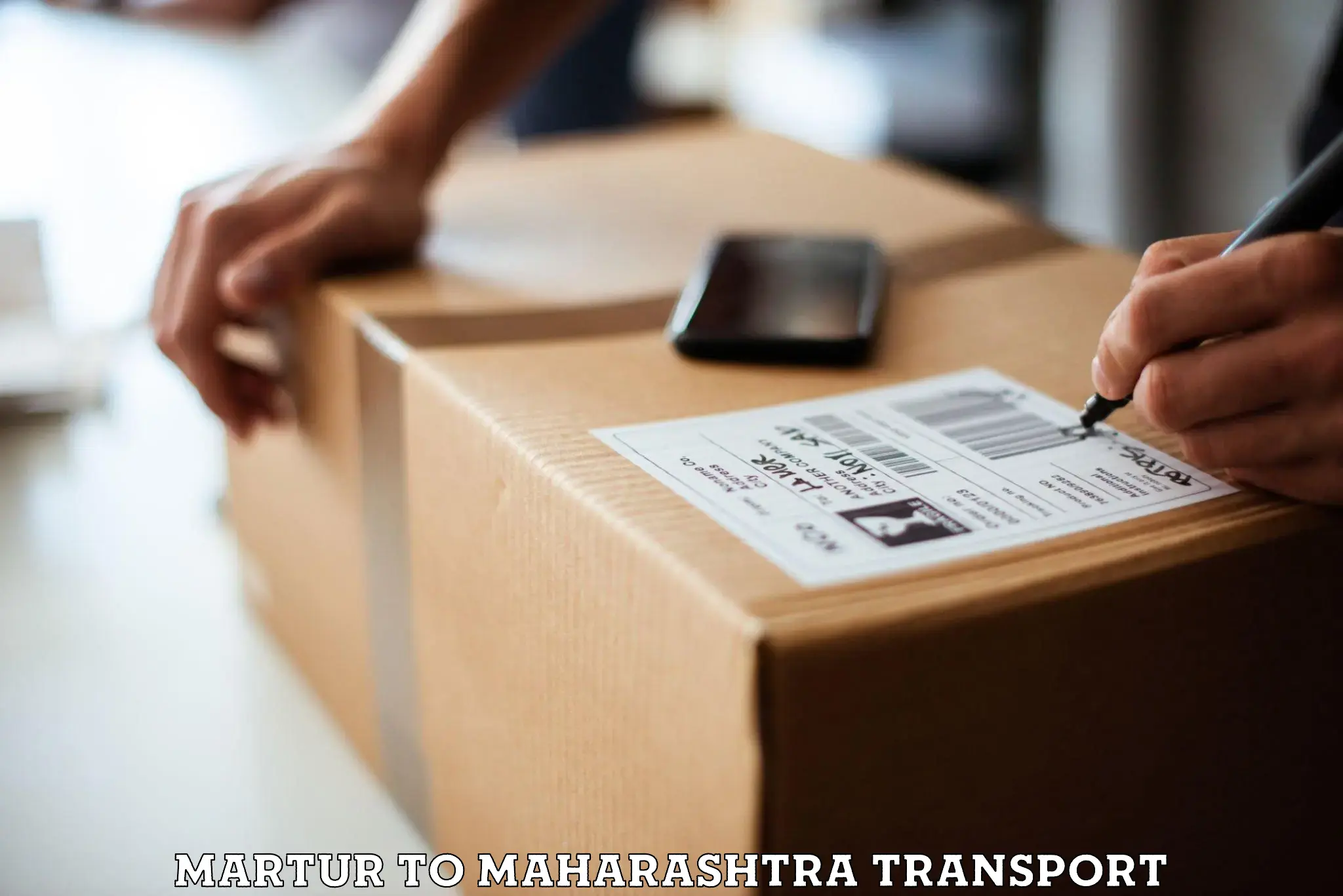 Online transport booking Martur to Warora