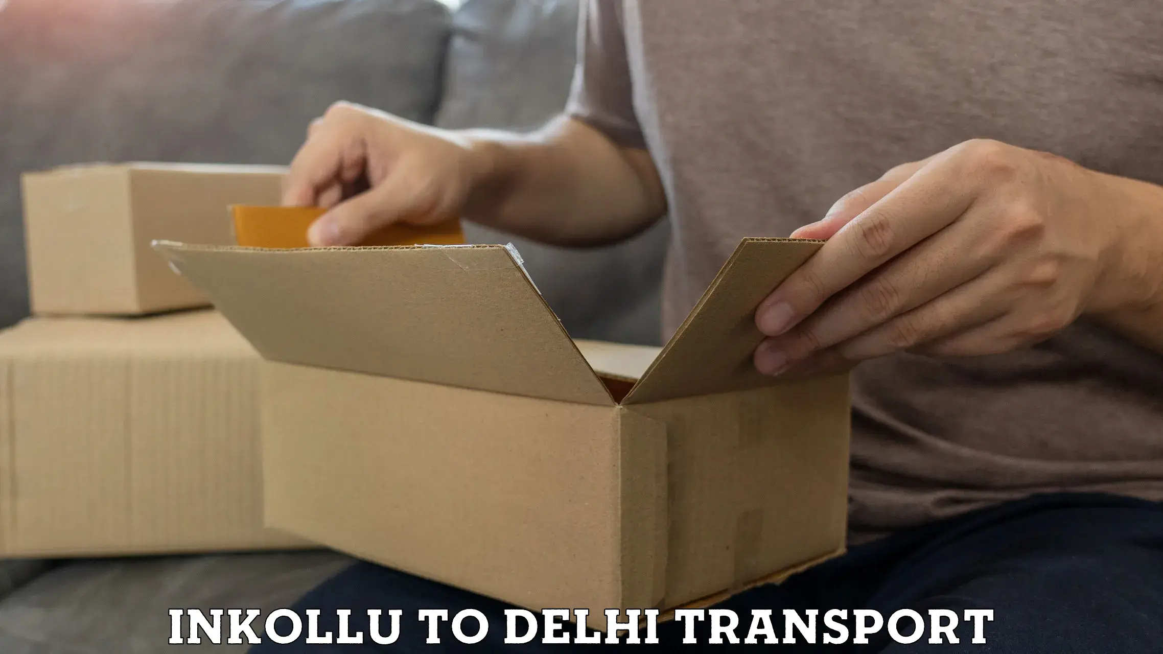 Vehicle parcel service Inkollu to Guru Gobind Singh Indraprastha University New Delhi