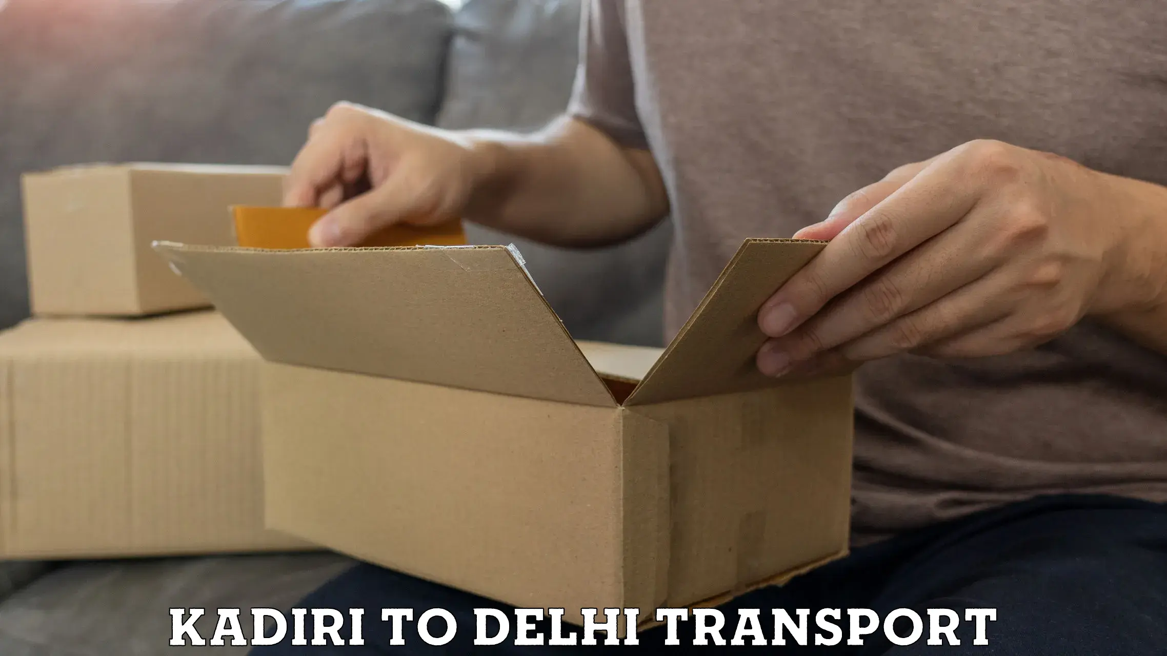 Transport services Kadiri to IIT Delhi